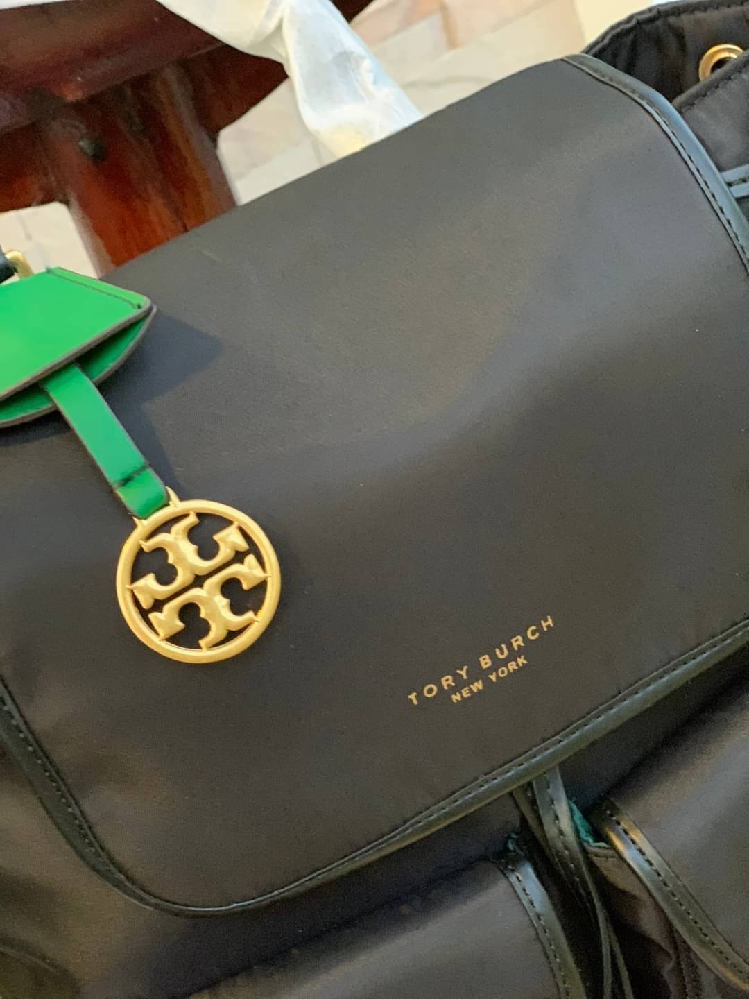 Tory Burch Perry Nylon Flap Backpack เป้ไลฟ์สไตล์สุดเก๋จาก Tory Burch แบรนด์ดังจากนิวยอร์ก