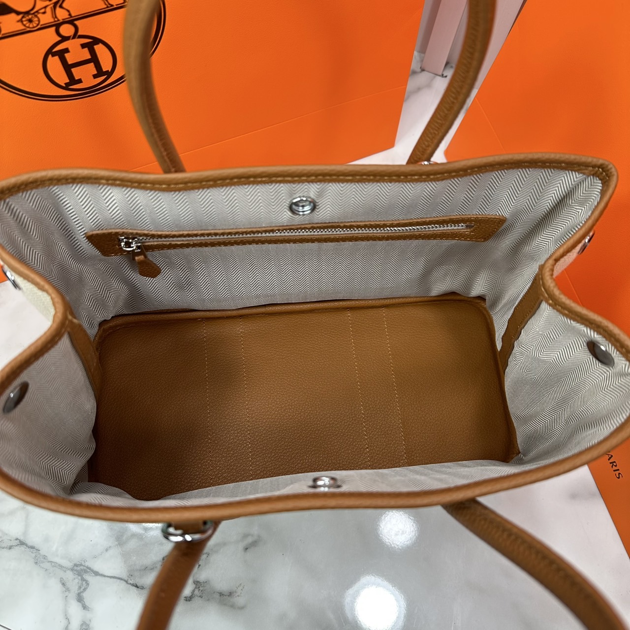 ORI หนังแท้ | Hermes Garden Party Voyage 30cm 35cm กระเป๋าทรงโท้ทที่สุดแห่งหรูหราลัคชู นิยามของความสง่างามเหนือกาลเวลา แบรนด์เนมในฝัน งดงามดั่งเจ้าหญิง