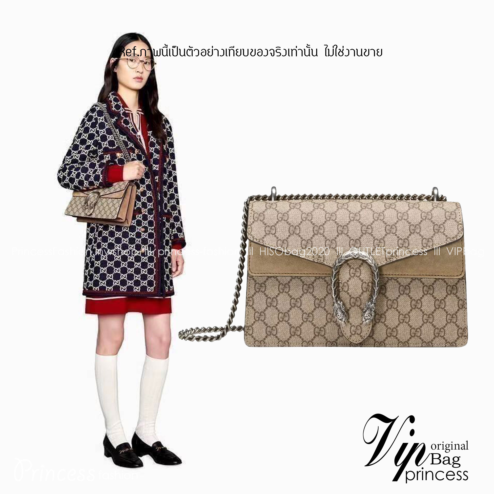 GUCCI GG DIONYSUS SHOULDER BAG / DIONYSUS GG SMALL SHOULDER BAG / GUCCI BAG พร้อมส่งที่ไทย กระเป๋าสะพายรุ่นที่สาวๆต้องไม่พลาด!! ดึงดูดและสะกดสายตาด้วยอะไหล่ดีเทลหรู