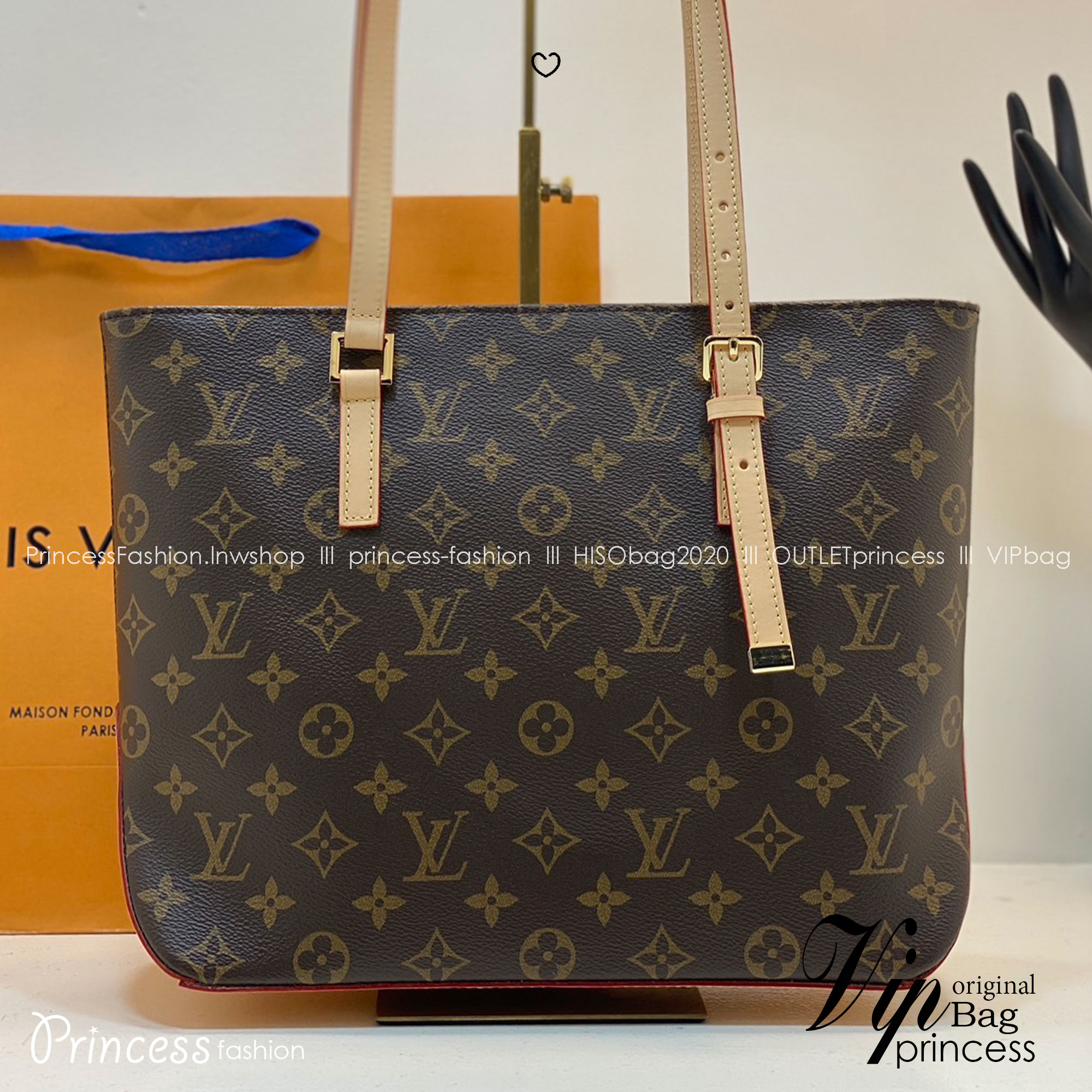 LV Piano handbag Monogram Canvas / LV Tote Bag Classic for the Fall-Winter 2024 collection กระเป๋าทรงโท้ทรุ่นใหม่แบรนด์หรู สวยโดดเด่นทันสมัยตลอดกาล เกรดออริ เทียบแท้ 1:1 ใช้งานต่างประเทศได้