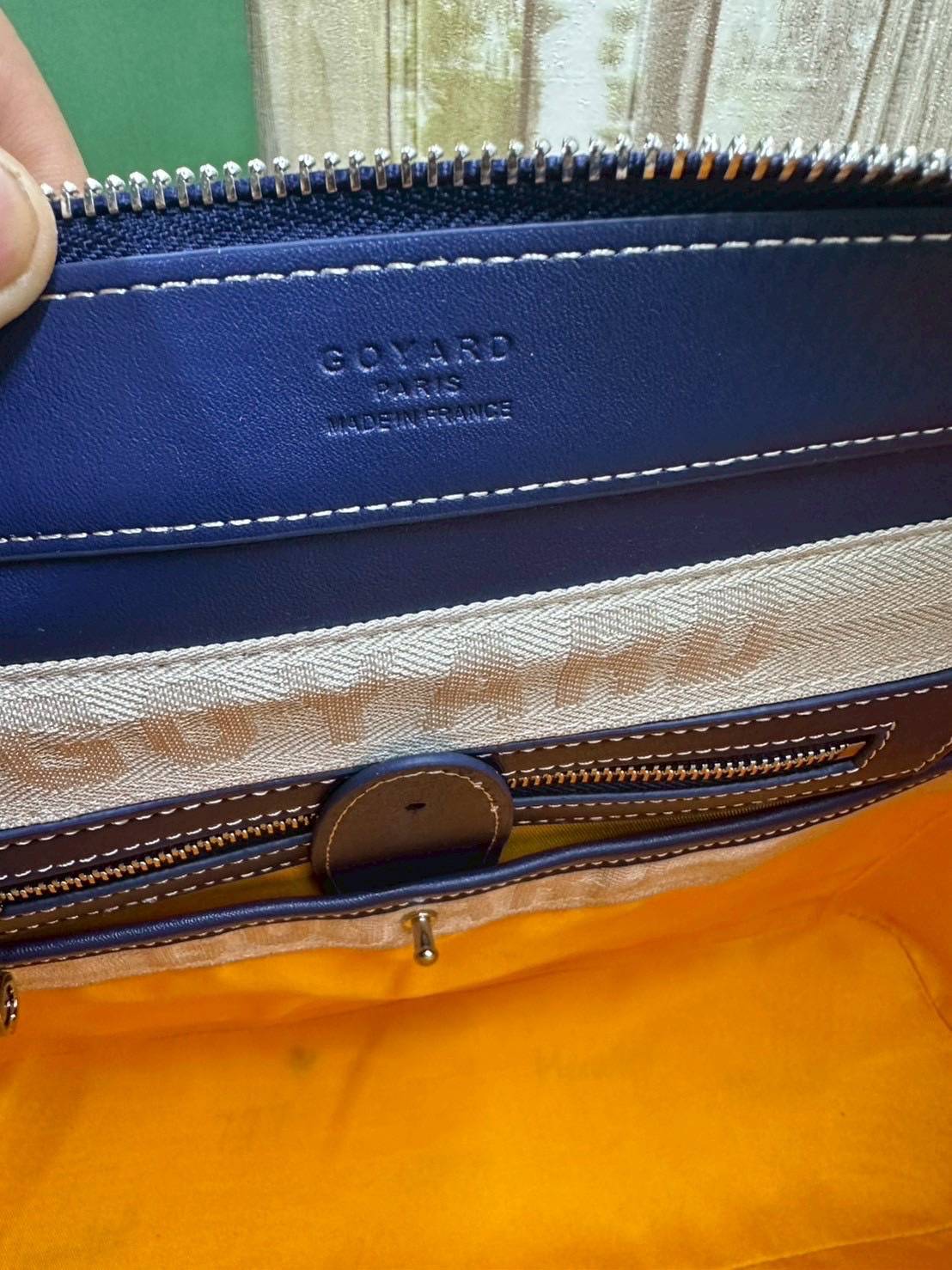 7 สี ORI หนังแท้ | GOYARD Goyardine Sac Marie Galante 35cm / Goyard Tote Bag กระเป๋าสะพายทรงโท้ท พร้อมหูจับใช้งานง่าย ภายในโล่งกว้าง หรูหราลงตัว