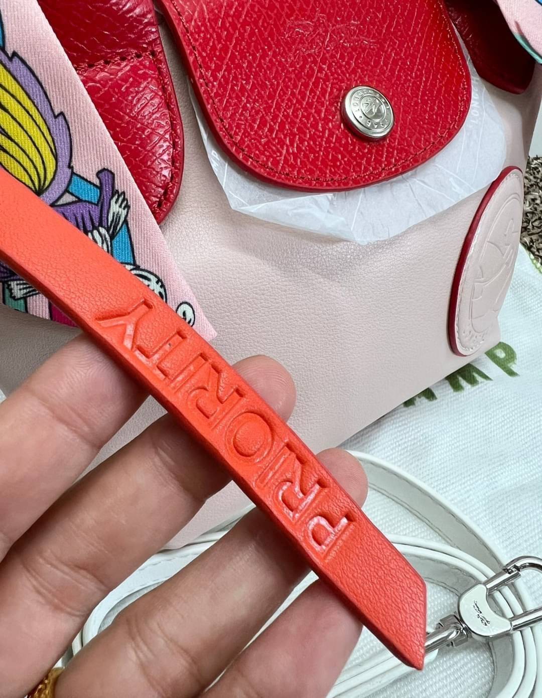 LONGCHAMP TOTE 2WAY BAG LE PLIAGE EXTRA L1500 พร้อมส่งที่ไทย กระเป๋าไซส์มินิ สีหวานละมุน ฟรีผ้าพันหู **สินค้าเกรดออริจินอล 1:1 สลับแท้ ใช้งานต่างประเทศได้