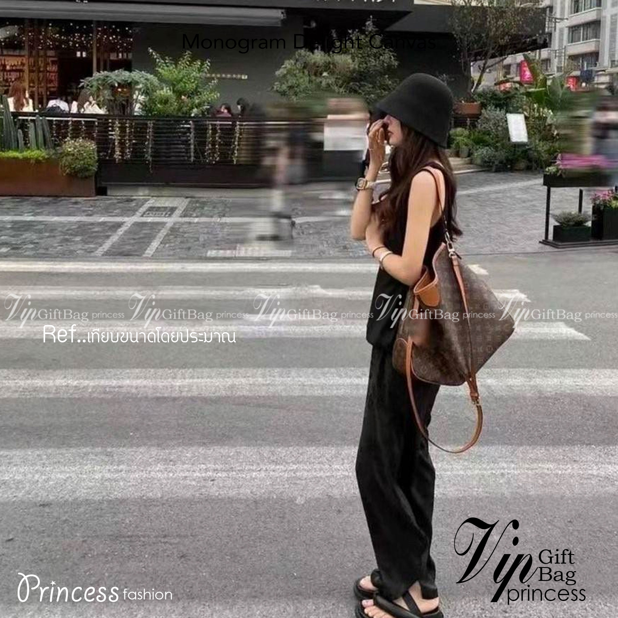 LV Monogram Delight Canvas มี 2 ขนาด กระเป๋าสะพายข้างทรงสูงใบใหญ่หนังแกะสังเคราะห์ หูหิ้วปั้มโลโก้ ด้านในมี1ช่องซิป 1ช่องใส่ของจุกจิ๊ก อะไหล่ทองหรูหรา มีสายยาว ถอดสายได้ ปรับระดับได้ จุของได้เยอะ หรูหรา สวยงาม เหมาะกับทุกโอกาศ ต้องมีติดตู้ห้ามพลาดเลยค่า