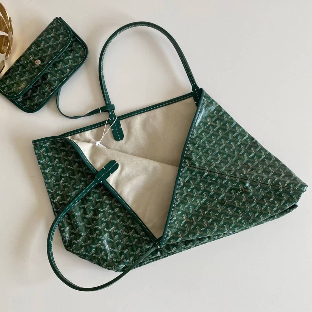 VIP 】หนังแท้ GOYARD SAINT LOUIS GM TOTE BAG กระเป๋าทรง SHOPPING ขนาดใหญ่กำลังดี สวยหรูคลาสสิคไม่มีเอ้าท์ ภายในโล่งกว้าง ใส่สัมภาระได้เยอะจุใจพร้อมส่งที่ไทยจองด่วนเลยค่ะ!