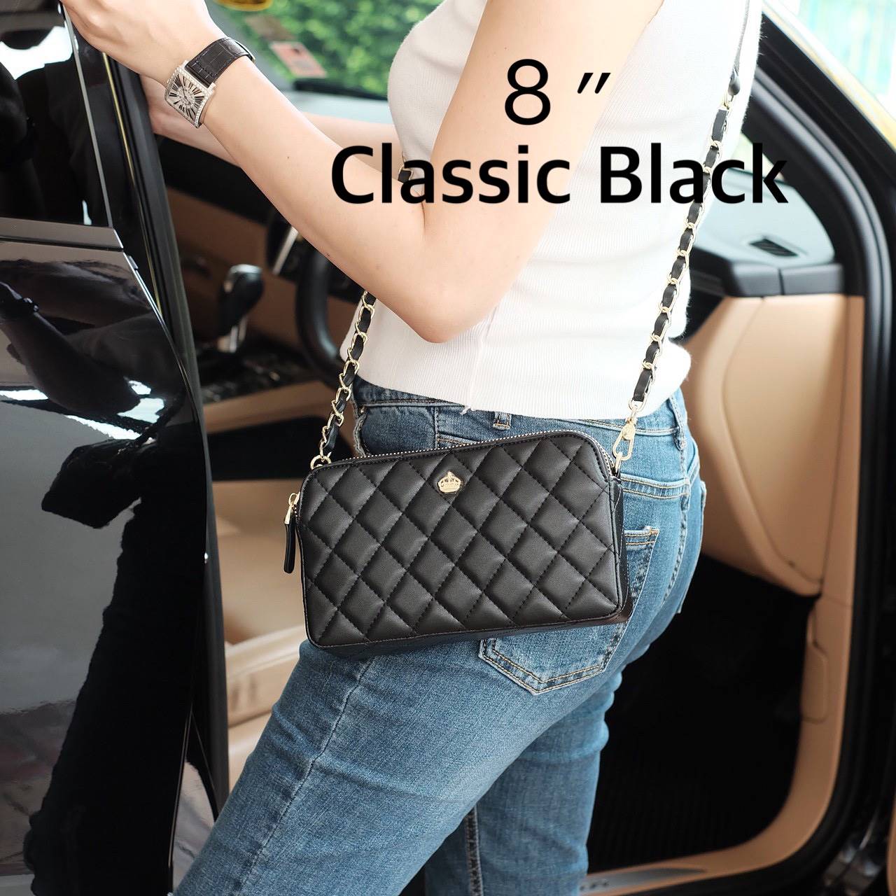 รุ่นขายดี มาเพิ่มแล้วค่า KEEP Carla รุ่นขายดีที่สุด ทรงน่ารักที่สุด รอบนี้หนังลายเรียบตัวใหม่ Microfiber สวย ทน กว่าเดิม 👍ตีตารางขึ้น ฟู นิ่ม สวย ดูแพง สะพายได้ทุกวัน เข้ากับชุดง่ายมาก Must have item !! ❤️#กระเป๋าที่มีสีเดียวไม่เคยพอ Ƕ