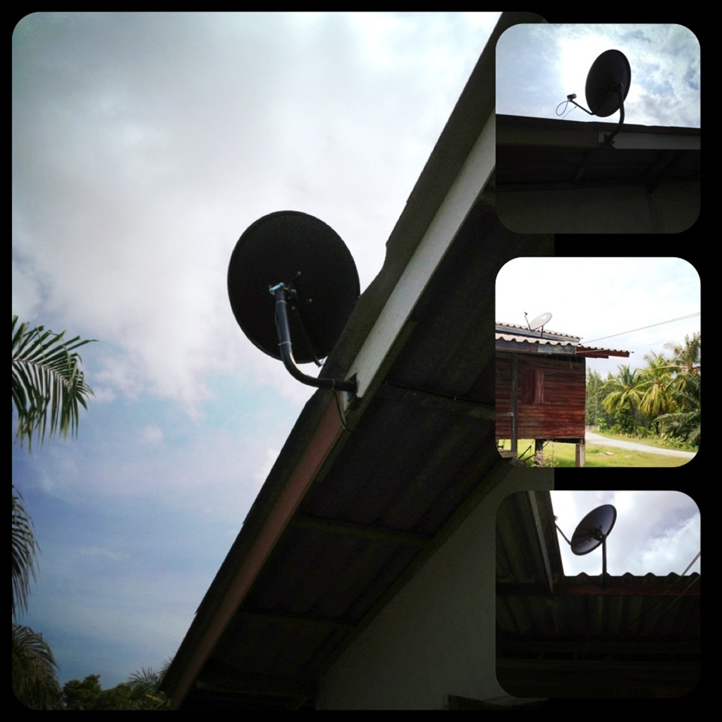 ชุดจานดาวเทียม PSI OK (TRUE TV) ขนาด 60 ซ.ม รวมค่าติดตั้ง