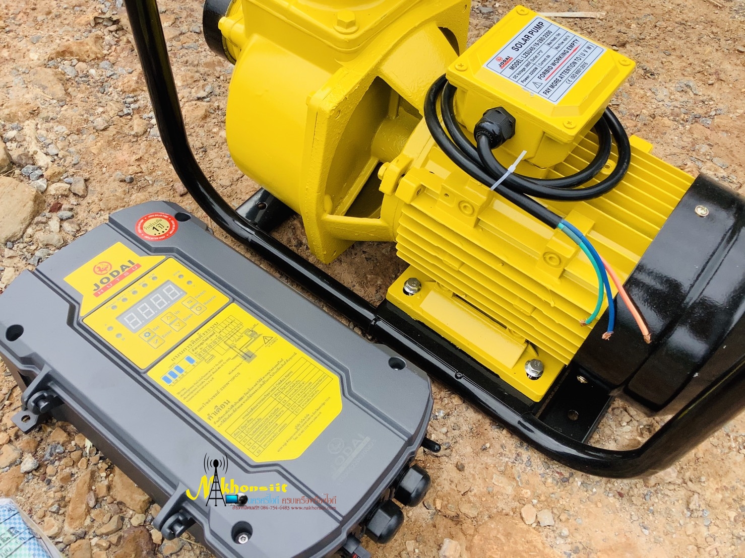 ปั๊มชนมอเตอร์ JODAI รุ่น LZSU45/19-280/2200 2200w น้ำออก3นิ้ว 3HP ใช้กับแผง 300+W 10 แผง