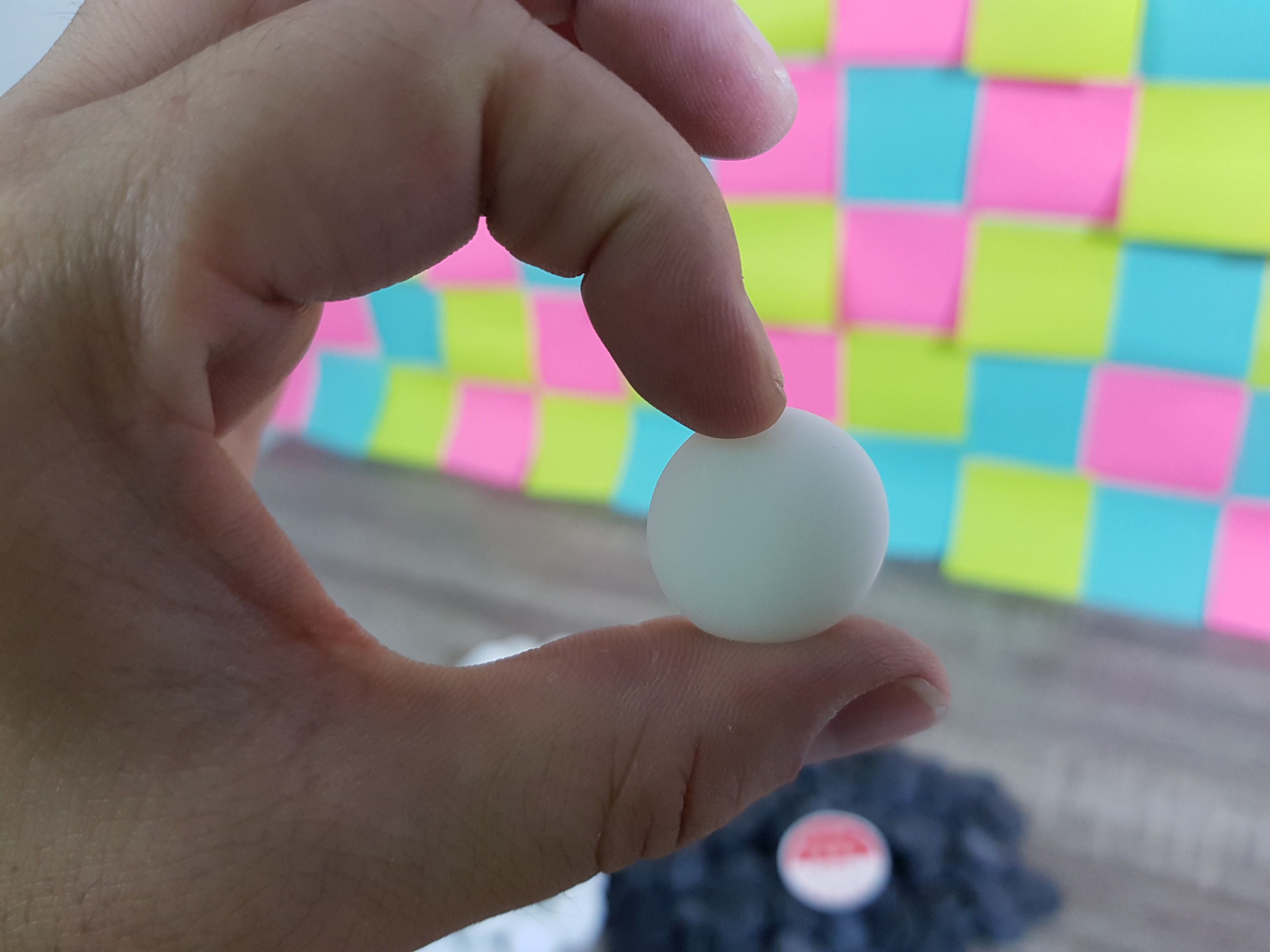 เม็ดหมากล้อมหินจีนแบบนูนด้านเดียว