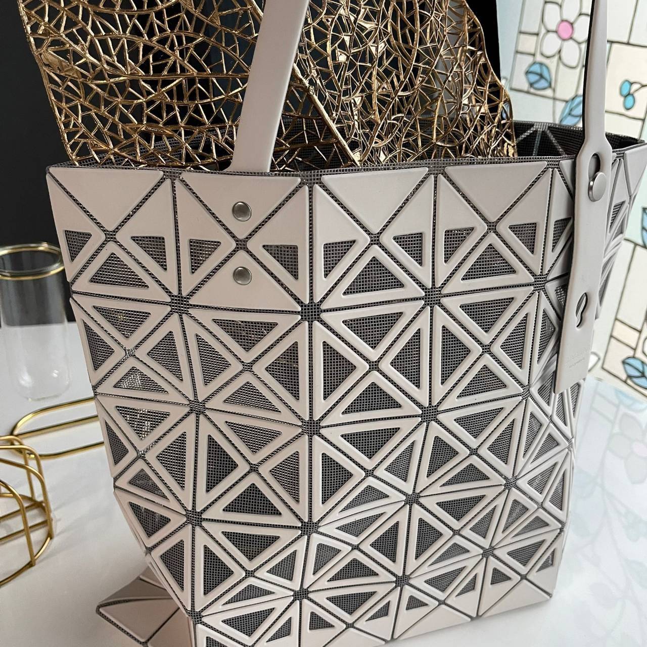 VIP 】BAO BAO ISSEY MIYAKE Frame Mesh Tote Bag พร้อมส่งที่ไทย