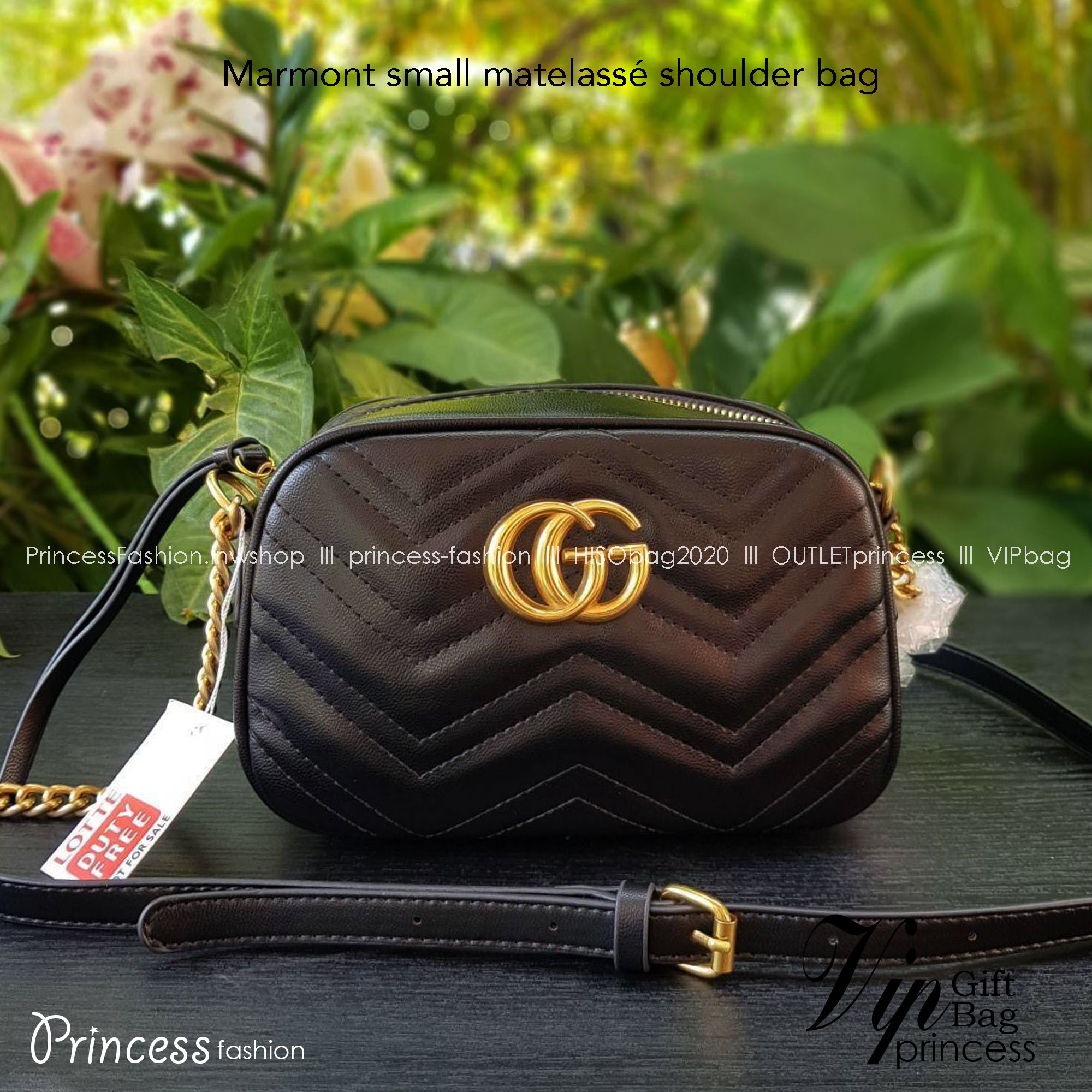 GUCCI GG Marmont small matelassé shoulder bag กระเป๋าสะพายครอสบอดี้ คอลเลคชั่นสุดหรู ใช้งานง่าย เข้าได้กับทุกลุค