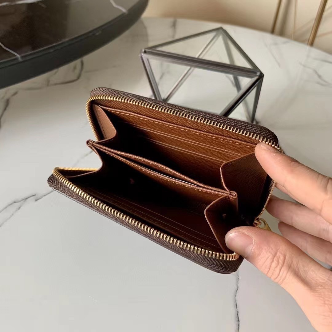 TOPori LV Zippy Coin Purse กระเป๋าสตางค์ ใส่เหรียญ รุ่นซิปรอบ เกรดท็อปออริ เกรดดีสุด 1:1 ใช้งานต่างประเทศได้