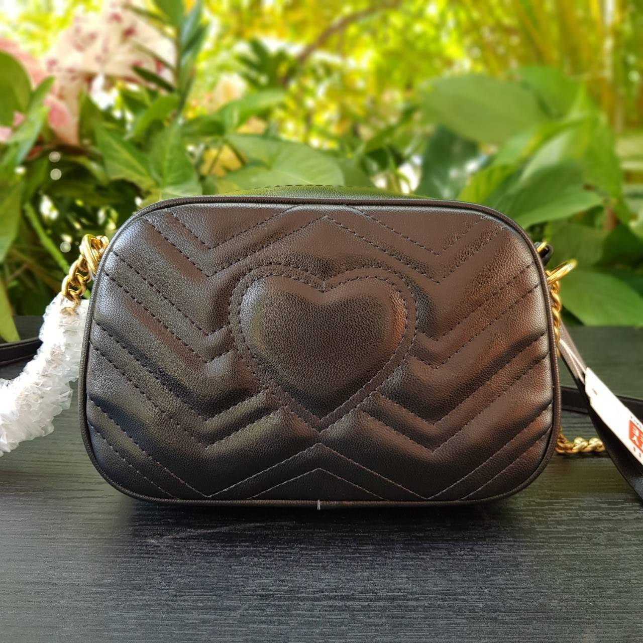 GUCCI GG Marmont small matelassé shoulder bag กระเป๋าสะพายครอสบอดี้ คอลเลคชั่นสุดหรู ใช้งานง่าย เข้าได้กับทุกลุค