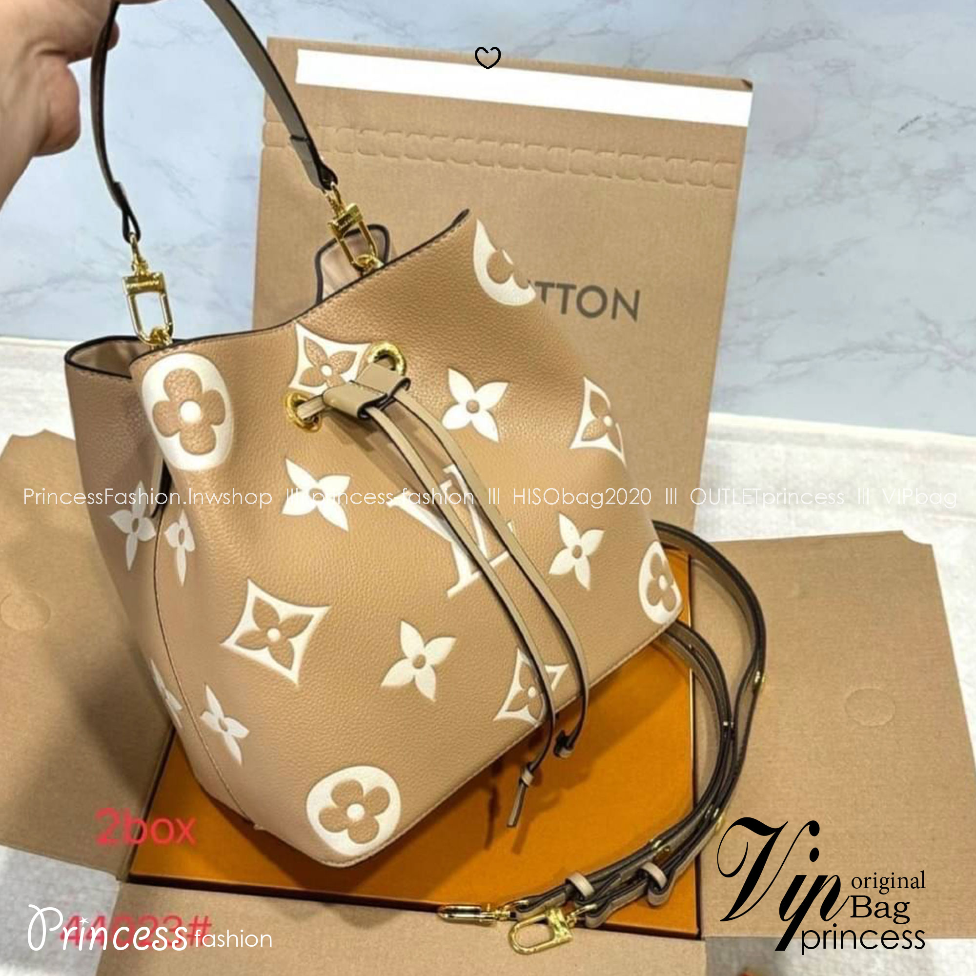 LV NeoNoe MM Monogram Flower กระเป๋าสะพายทรงบัคเก็ตเสน่ห์ชวนหลงใหล อีกหนึ่งรุ่นท็อปฮิต ที่ไม่มีไม่ได้จริงๆ