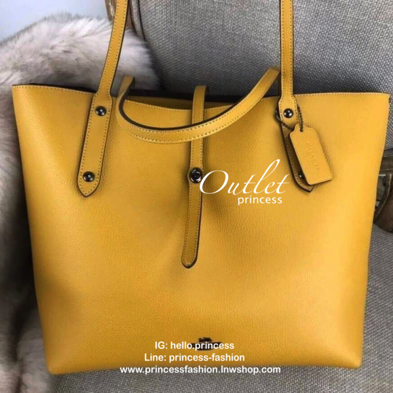 COACH MARKET TOTE กระเป๋าถือใบใหญ่ทรง TOTE ทรงกระเป๋าสวยหรู กระเป๋าใบใหญ่ใส่ของได้เยอะ