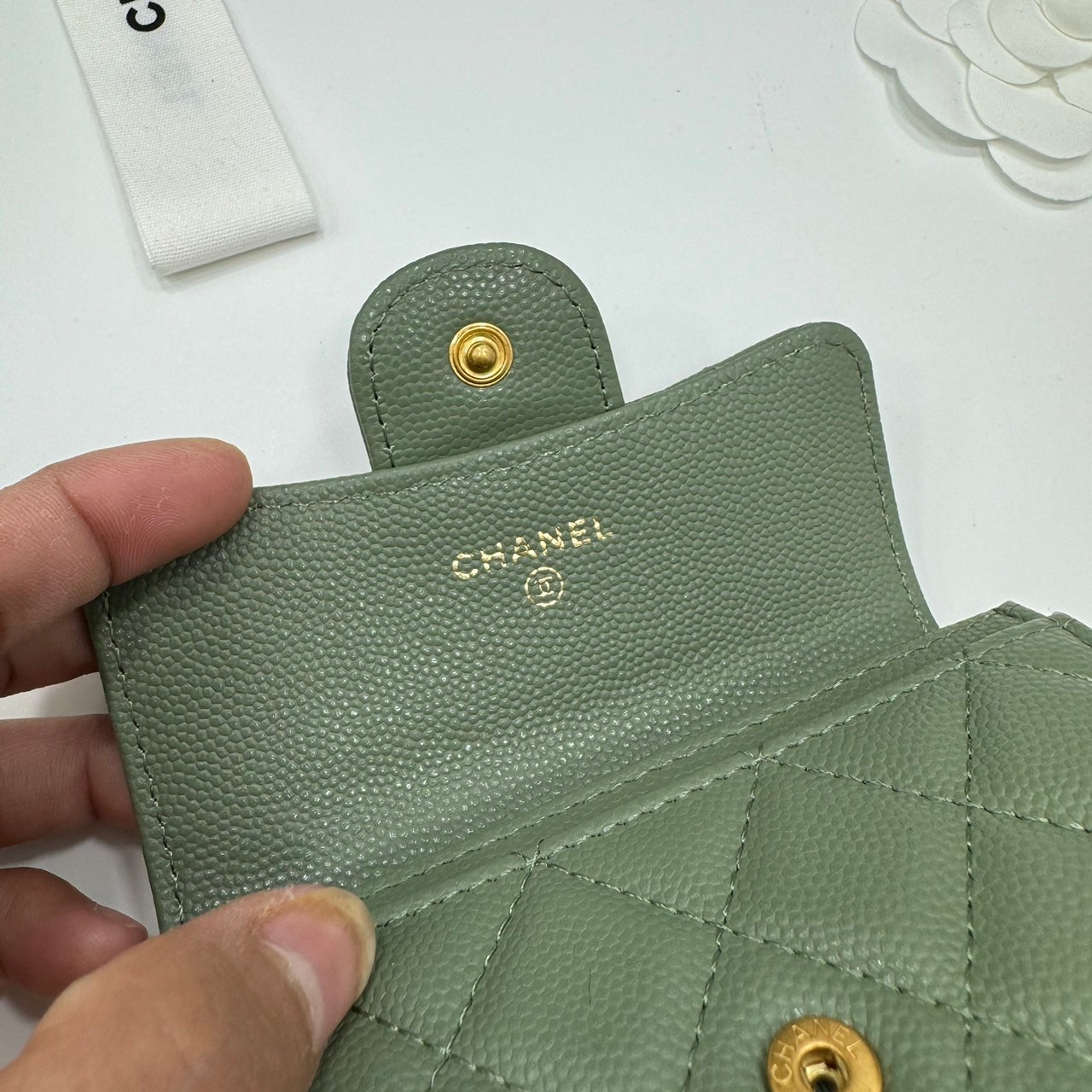 พร้อมส่ง 7 สี CHANEL WALLET กระเป๋าสตางค์รุ่นยอดนิยมใบสั้น เกรดออริ 1:1 ใช้งานต่างประเทศได้ ภาพถ่ายจากงานขายจริง