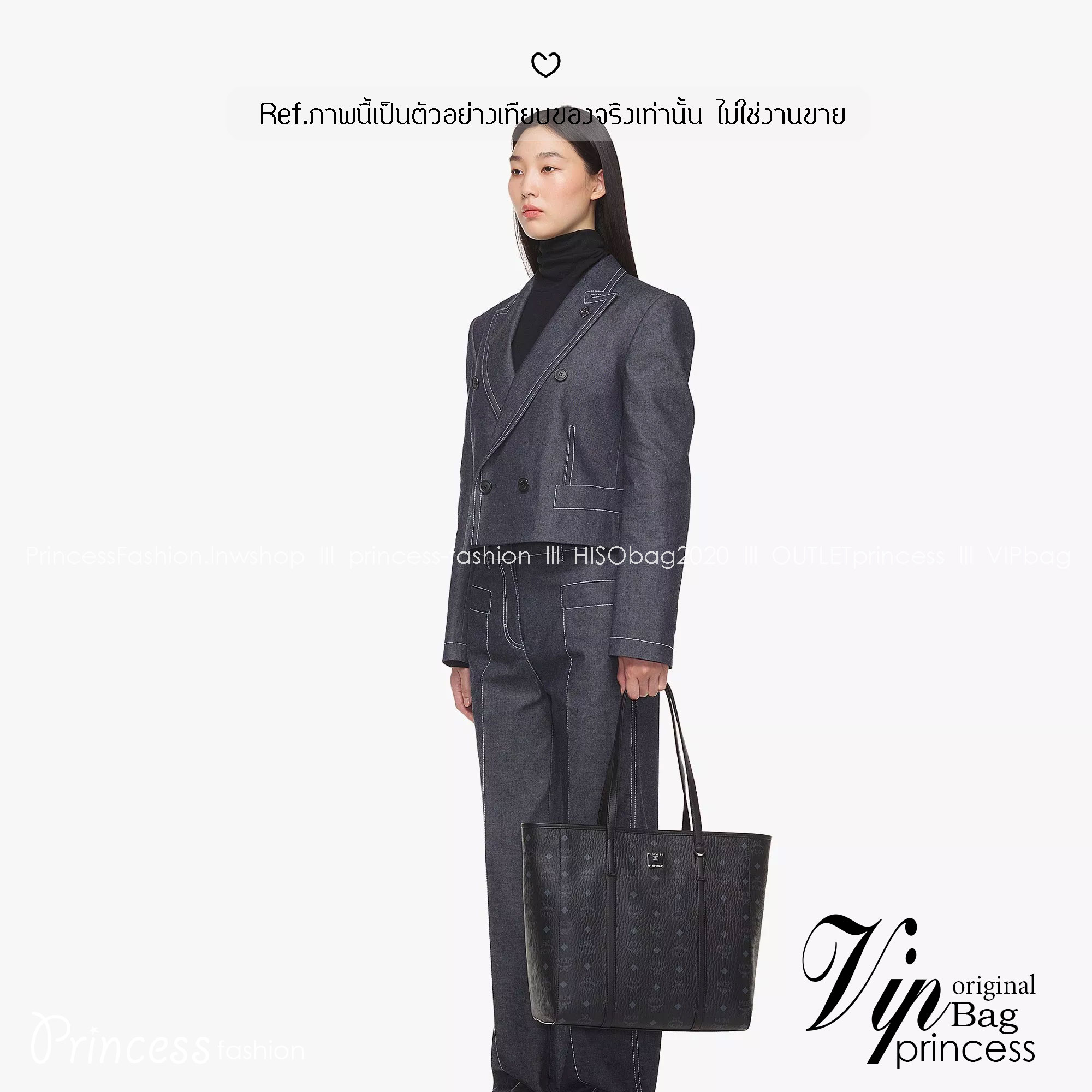 M.C.M MEDIUM TONI SHOPPER กระเป๋าทรงโท้ทใบใหญ่จุใจ เกรดท็อปออริ 1:1 สลับแท้ ใช้งานต่างประเทศได้ ภาพถ่ายจากงานขายจริง