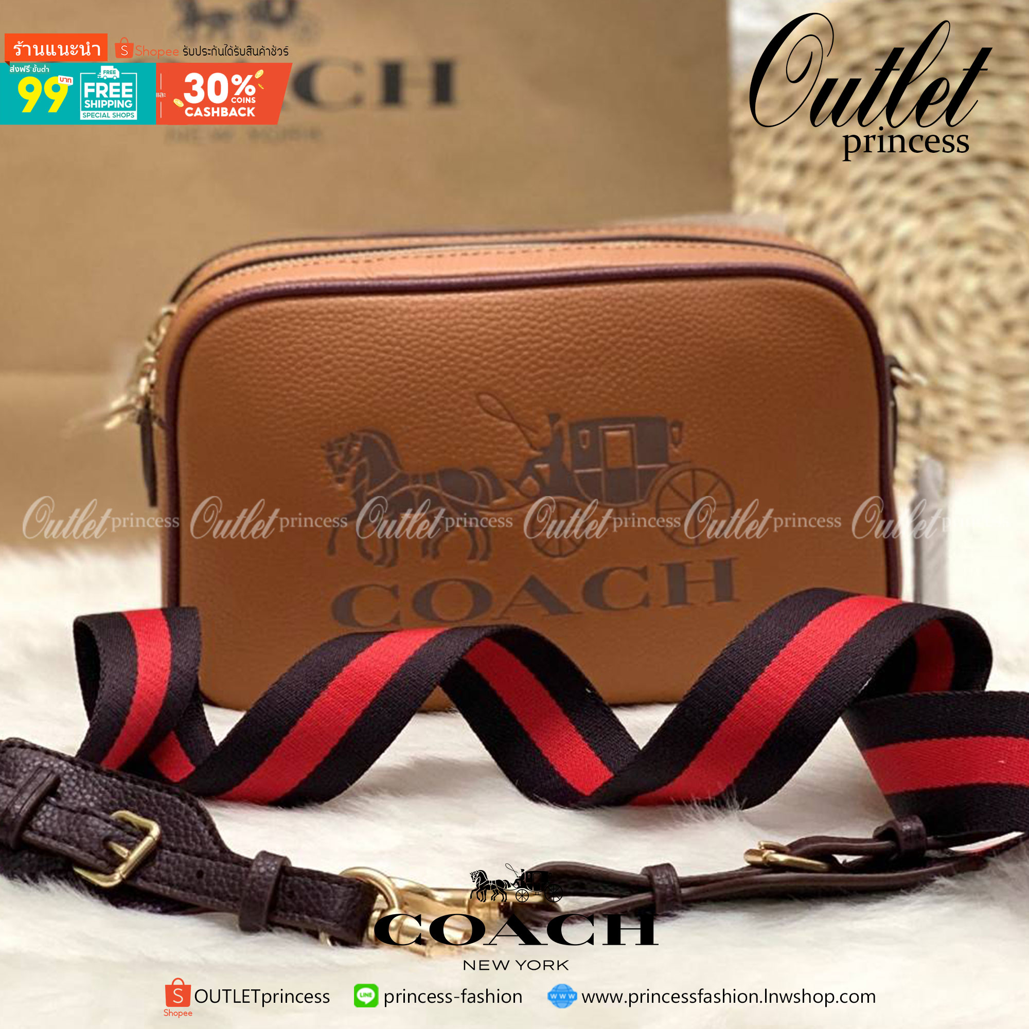 ของแท้ 💯% COACH LETHER JES CROSSBODY ((72704//75718)) พร้อมส่งอีกค่ะ รุ่นที่ฆ่าไม่ตาย ได้ไปสุดคุ้มค่ะ😁 กระเป๋าสะพายข้าง//ครอสบอดี้ร์ วัสดุหนังแท้ ลายหนังสวย นิ่มค่ะ