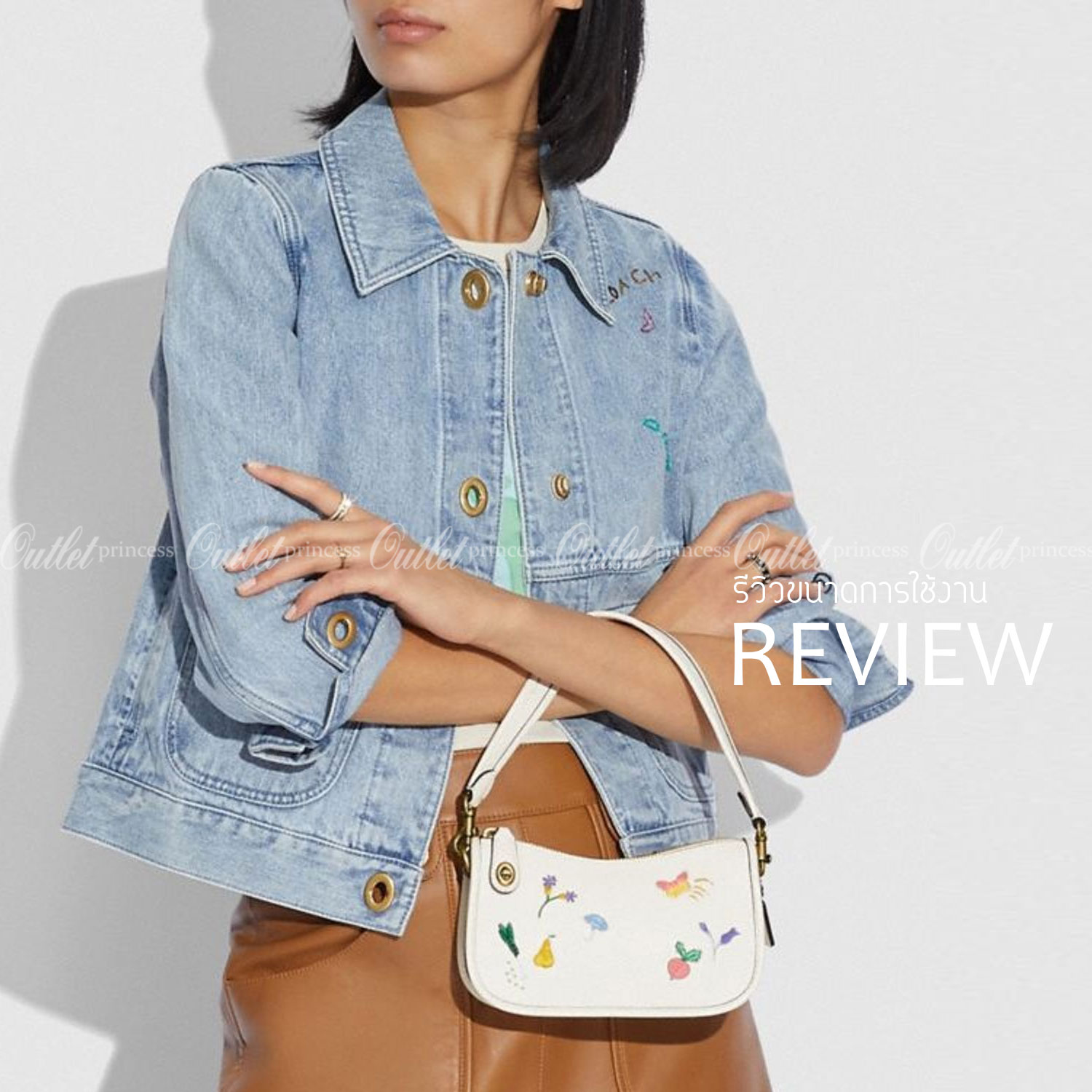 imited edition🌸 COACH C2766 SWINGER WITH GARDEN EMBROIDERY พร้อมส่งที่ไทย สวยก่อนใครชั่วโมงนี้ค่ะ💐 กระเป๋าหิ้ว//สะพายข้างได้ หนังแท้ หนังนิ่ม นุ่มมือดีมากๆค่ะ 🌸จุดเด่นด้านหน้าเป็นงานปักเน้นๆ3D สวยสะดุดตามากทีเดียวค่ะ เปิดปิดกระเป็า