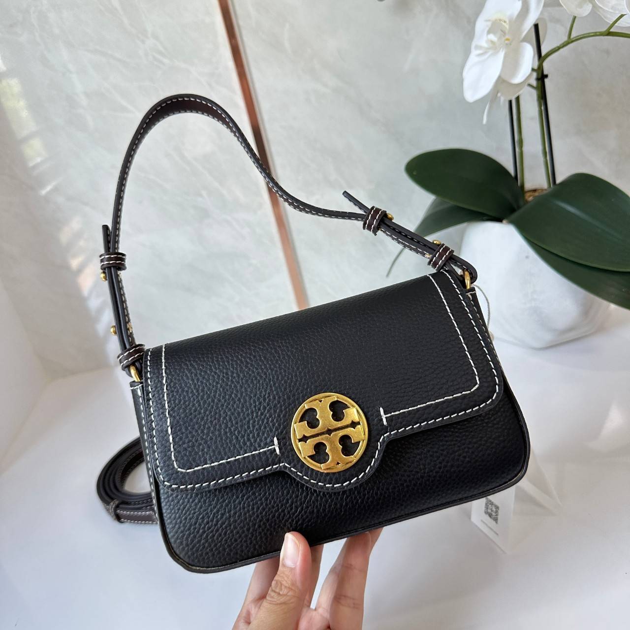 MINI พร้อมส่ง 2 สี TORY BURCH FELIX MINI CROSSBODY BAG กระเป๋าสะพาย เกรดท็อปออริ เกรดดีสุด สลับแท้ 1:1