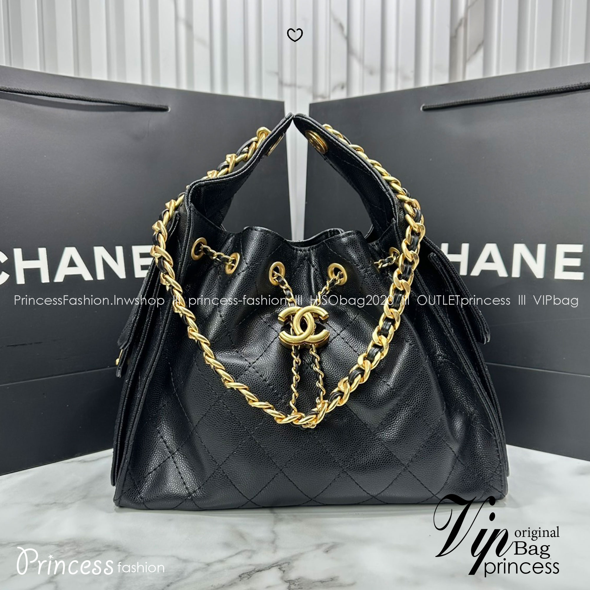 ORI หนังแท้ | 25cm CHANEL 25 Small Handbag Spring-Summer 2025 กระเป๋าสะพายรุ่นใหม่สุดฮอตแห่งปี หนังแท้ลายเกรน ที่สุดแห่งความไอคอนิก มาพร้อมใบเล็ก อะไหล่สีทองสวยหรู