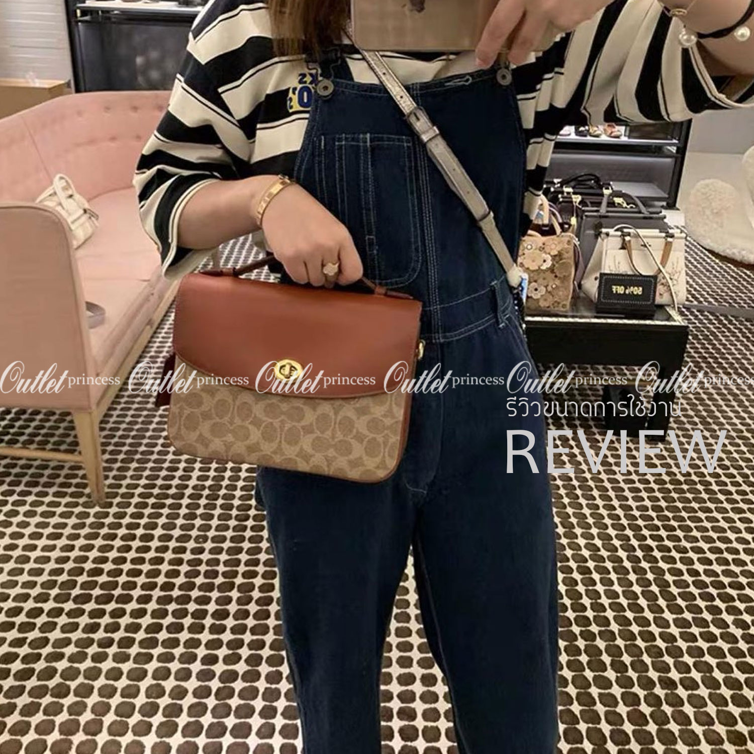 COACH CASSIE CROSSBODY BAG((68349//68348)) พร้อมส่งค่ะ! รุ่นฮิต กระเป๋าหิ้วได้//สะพายข้างหรือครอสบอดี้ร์ได้ หนังแท้นิ่มสวย เปิดปิดกระเป๋าแบบหมุนล็อค ภายในกระเป๋ามี3ช่องให้ใส่ของ แต่ล่ะช่องกว้าง สามารถใส่กระเป๋าเงินใบยาวได้;ของอื่นๆได้จุทีเดียวค่ะ ;มีช่องซ