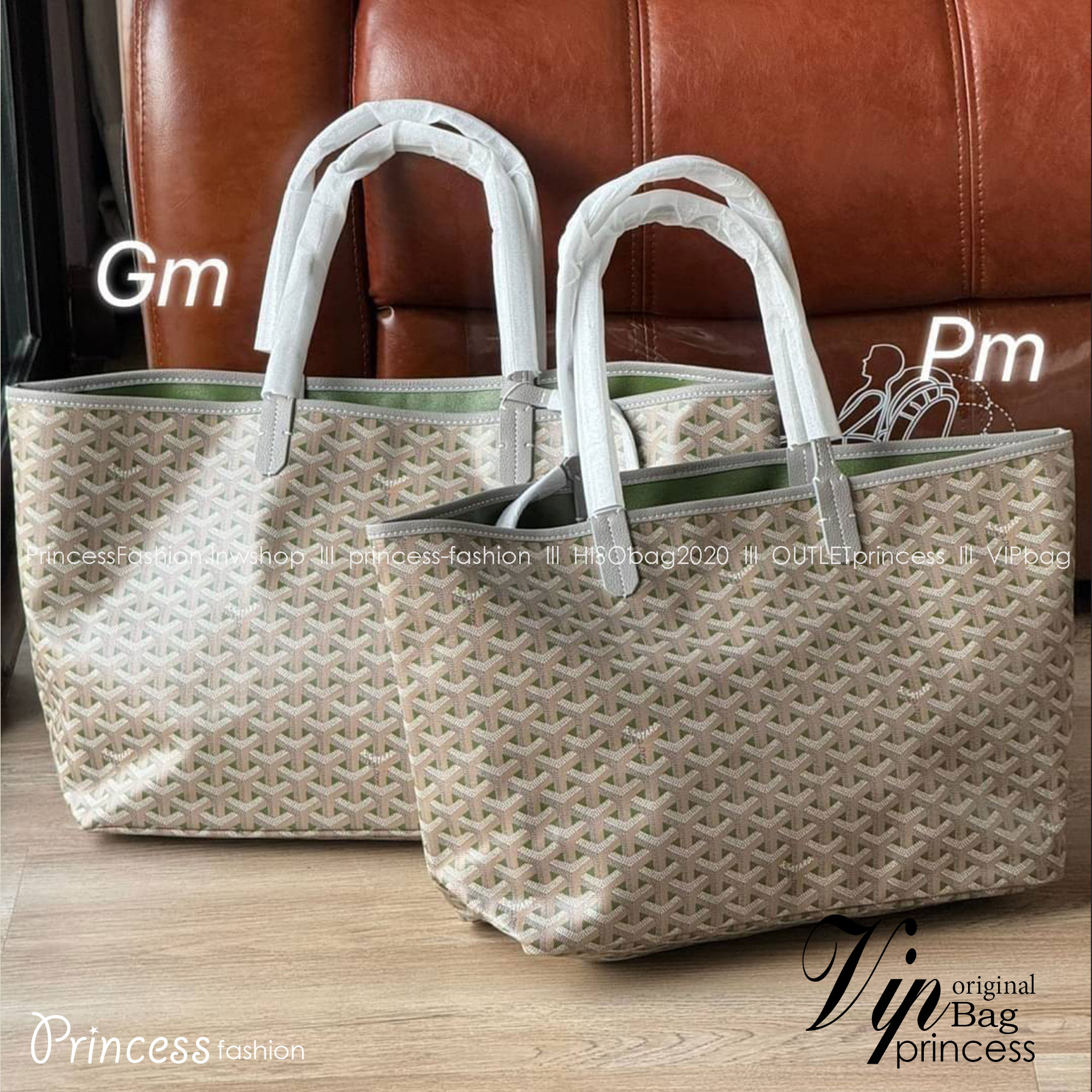 พร้อมส่ง 2 สี GM 40cm Goyard Saint Louis Claire-Voie GM Bag กระเป๋าทรงโท้ทใบใหญ่ เกรดออริ สลับแท้ 1:1 ใช้ต่างประเทศได้