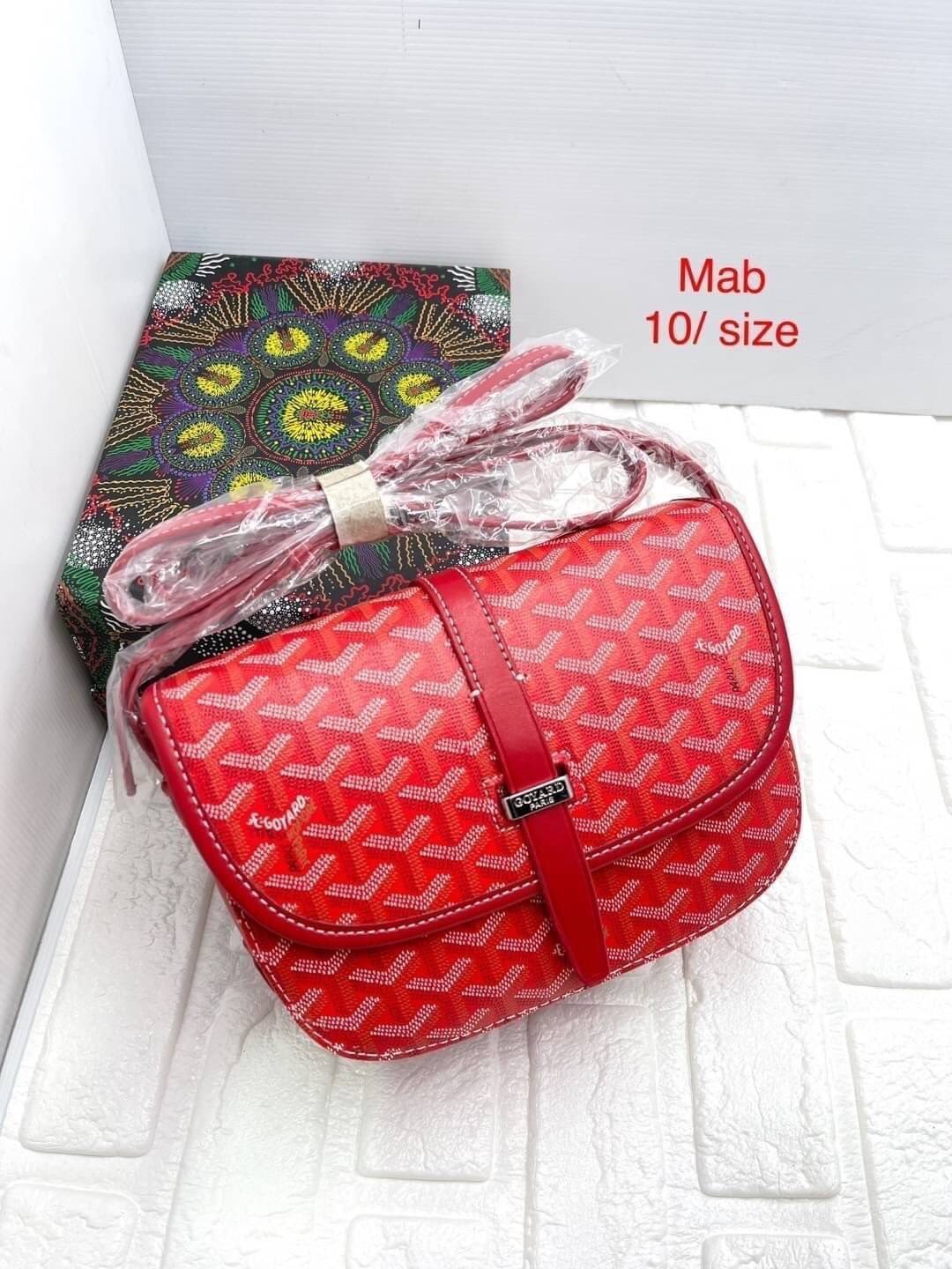 GOYARD belvedere pm / GOYARD Messenger Bag 10" แบรนด์ดังจากฝรั่งเศส เรัยบหรูแต่ดูสง่า สะดุดตาด้วยลายเฉพาะตัว