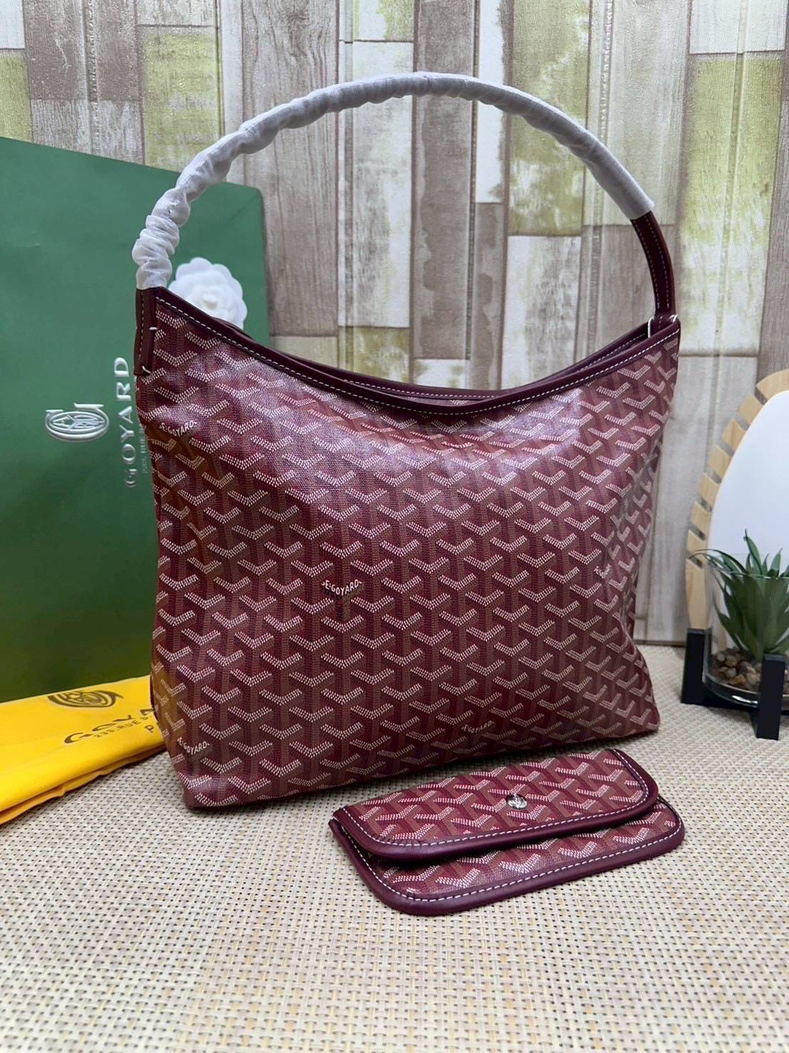 พร้อมส่ง 8 สี ORI หนังแท้ | Goyard Bohème Hobo Bag กระเป๋าสะพายทรงโฮโบ สะท้อนถึงความเบา ความยืดหยุ่น เปิดปิดแบบซิป สะดวกสบายขึ้น