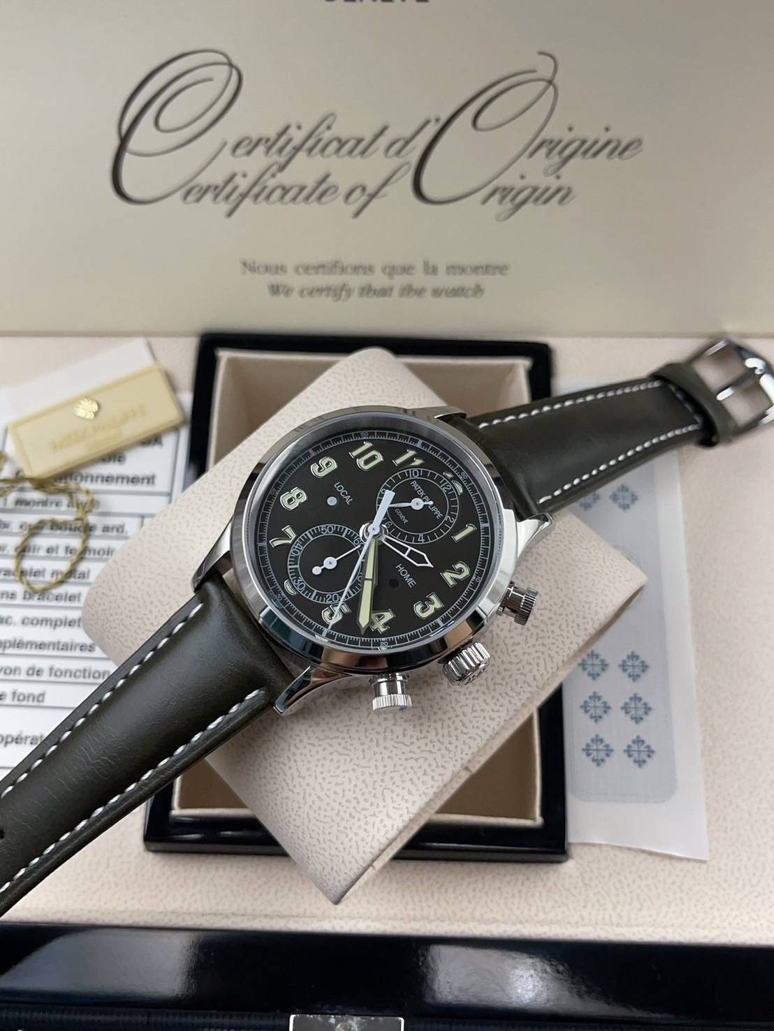 VIP ORI | นาฬิกาปาเต๊ะ สลับแท้ เกรดเทพ Patek_ppf Swiss grade size 40mm 🤍 สินค้าเกรดวีไอพี งานดีสุด หนังแท้