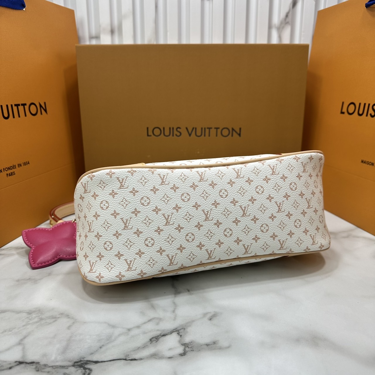 ORI หนังแท้ | LV Boulogne PM bag กระเป๋าสะพายทรงโฮโบ ดีไซน์อเนกประสงค์จาก Monogram แคนวาสคลาสสิก มีสายสะพายแบบถอดออกได้ เลือกสะพายเฉียง สะพายไหล่แบบสายยาว หรือสะพายไหล่แบบสายสั้นได้ตามต้องการ เมื่อถอดสายออก