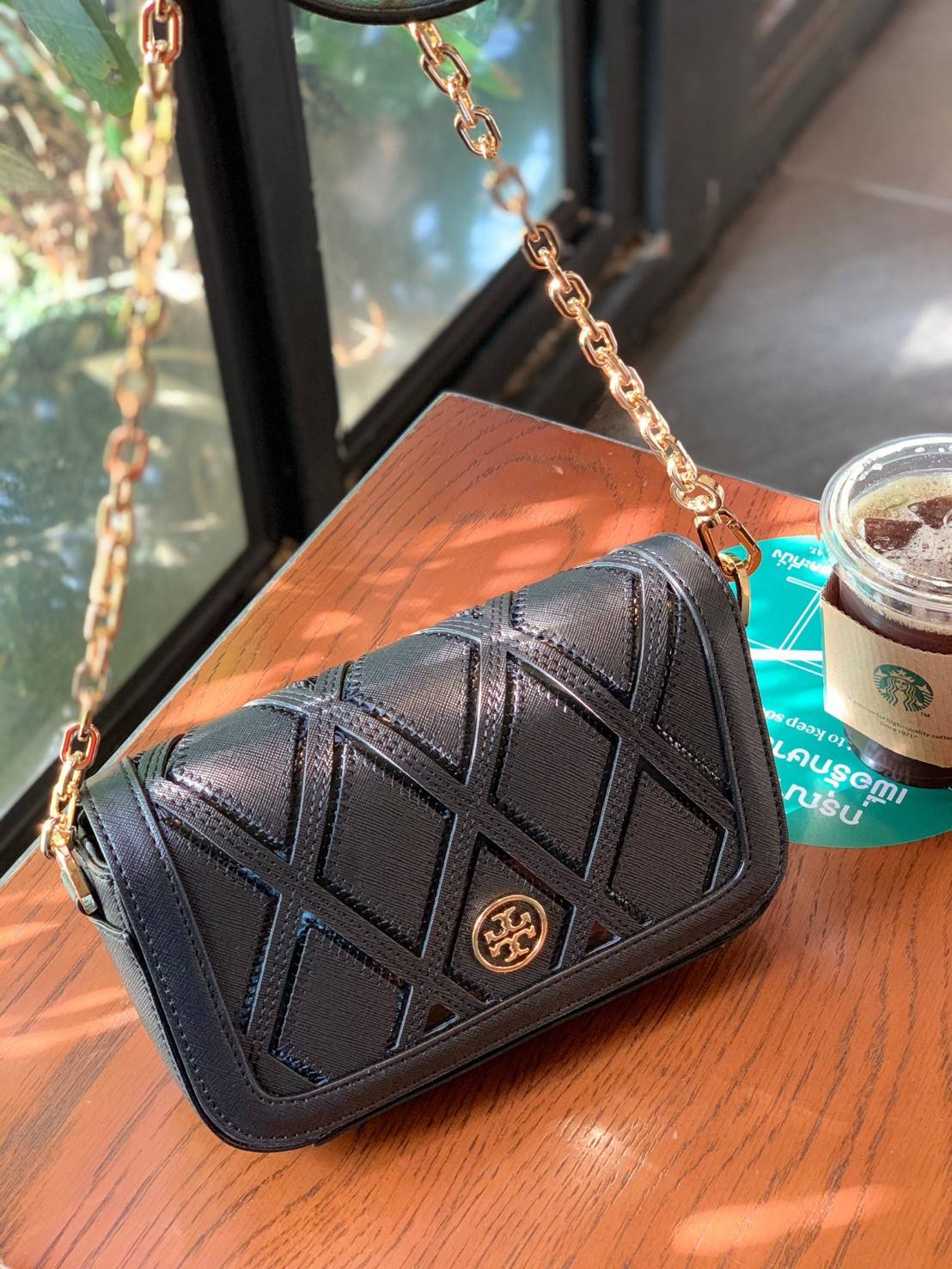 ของแท้ 💯% 】รุ่นที่เคยทำสถิติการขายได้1,000ใบ ในเวลาเดือนกว่าๆ!! TORY BURCH ROBINSON WOMEN CHAIN BAG
