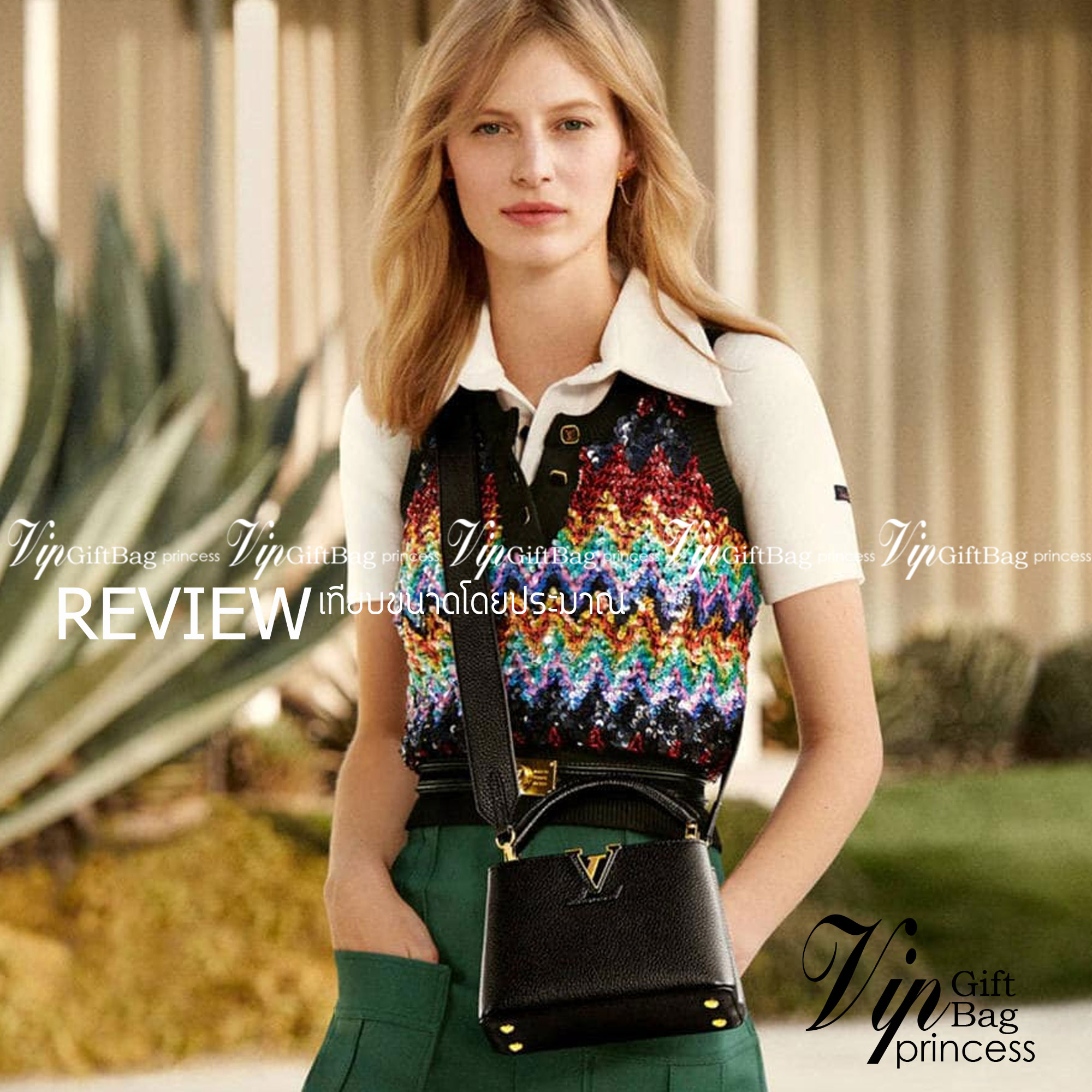 LV capucines top handle กระเป๋าถือสุดหรู ดีไซน์ทรงคลาสสิค อะไหล่สีทองปั้มทุกจุด มาพร้อมสายสะพายยาวงานจริงสวยทุกมุมเป๊ะปังมากค่ะ งานมาพร้อมหูจับในตัว ที่สุดของความสวยในราคาเบาๆ ด้วยรูปทรงวินเทจและวัสดุหนังลูกวัวสังเคราะห์ สัมผัสดี ขับผิว ทำให้ไอเท็มนี้สะกด