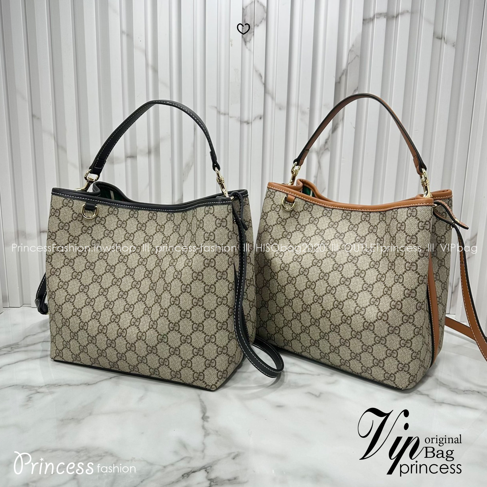 10" ORI หนังแท้ | Gucci GG Emblem Medum bucket bag กระเป๋าสะพายทรงบัคเก็ตใบใหญ่ คอลใหม่ตีความประวัติศาสตร์แห่งความสง่างามและงานฝีมือของแบรนด์ขึ้นใหม่