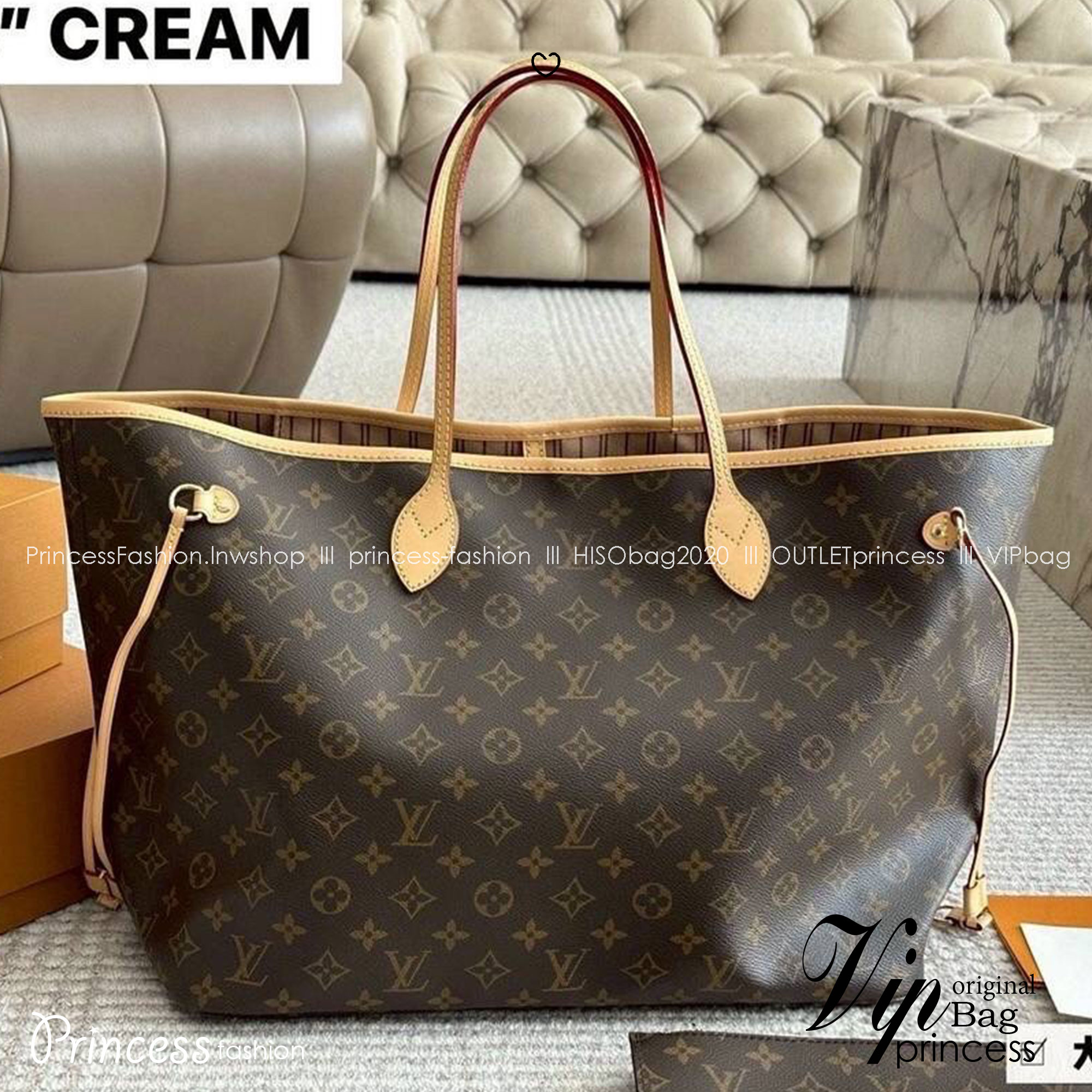 พร้อมส่ง 4 สี | LV Neverfull GM bag กระเป๋าสะพายทรโท้ทใบใหญ่ จุได้แบบไม่จำกัด ไซส์หายากไซส์ตามหา ใหญ่จริงแบบจุใจ มาพร้อมใบลูก สะพายไปเที่ยวต่างจังหวัดคือดีงามมากจ้า