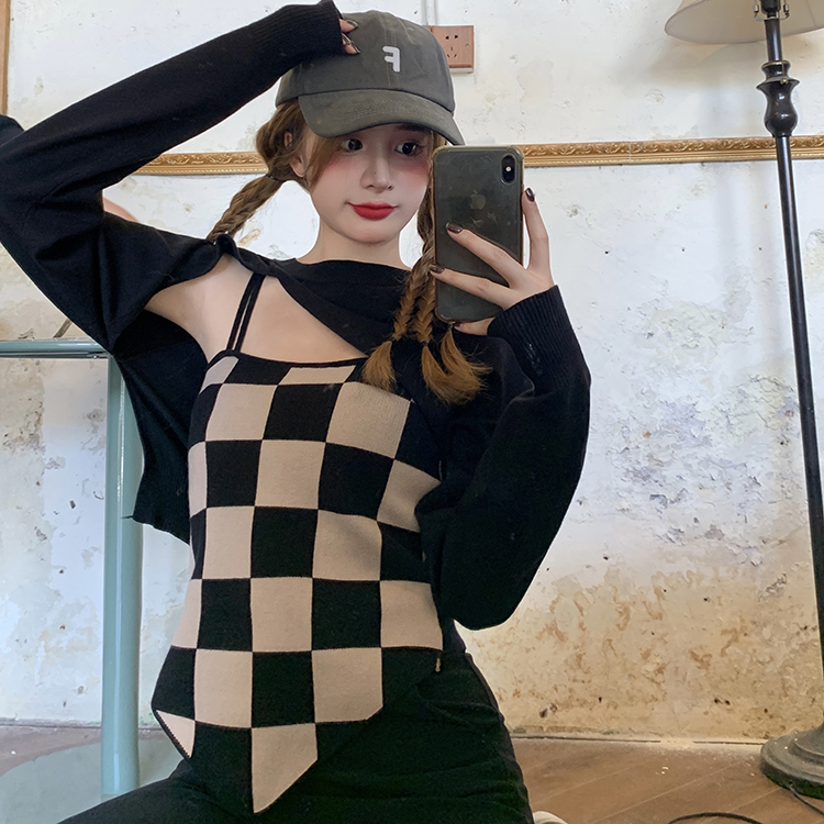 พร้อมส่ง ⛓ 🎁 Simple sleeveless เสื้อสายเดี่ยวสุดแซ่บ (IN35726)