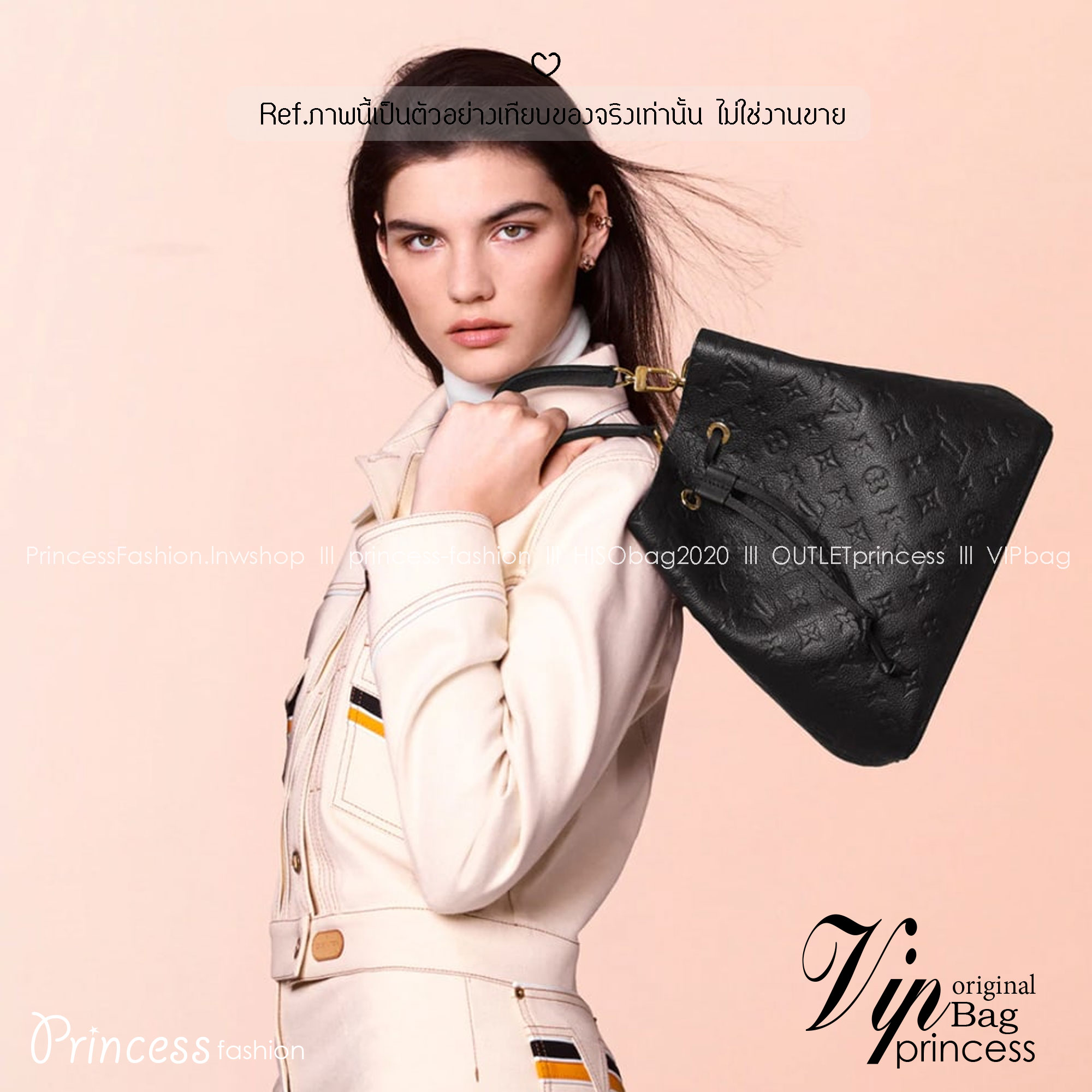 LV NeoNoe MM Monogram Flower กระเป๋าสะพายทรงบัคเก็ตเสน่ห์ชวนหลงใหล อีกหนึ่งรุ่นท็อปฮิต ที่ไม่มีไม่ได้จริงๆ