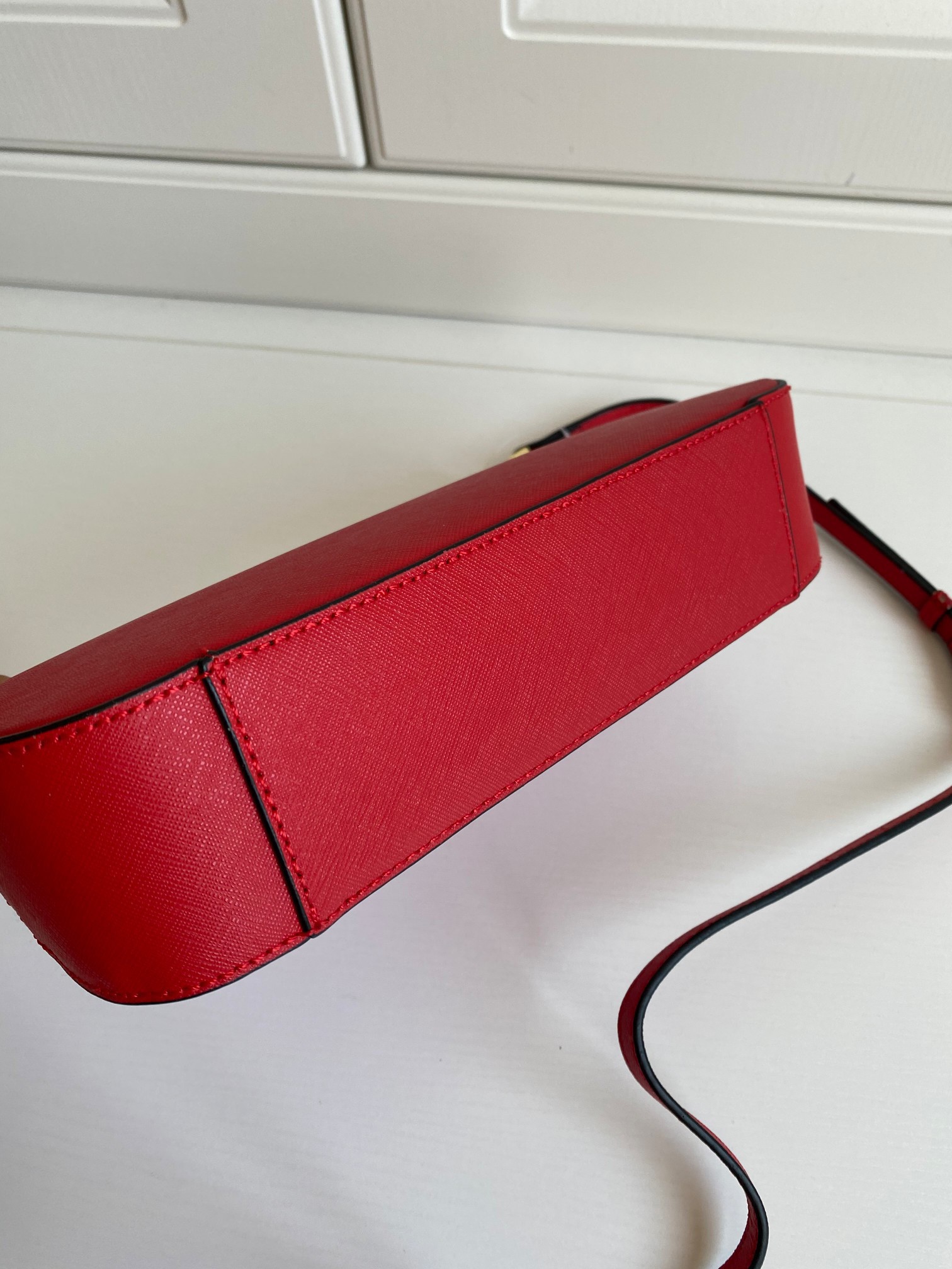 MICHEAL KORS SAFFIANO CROSSBODY BAG / MK Chain Pouchette Bag พร้อมส่ง 4 สี กระเป๋าสะพายข้าง ทรงสวย วัสดุหนัง SAFFIANO คุณภาพดี สวยอยู่ทรงแข็ง