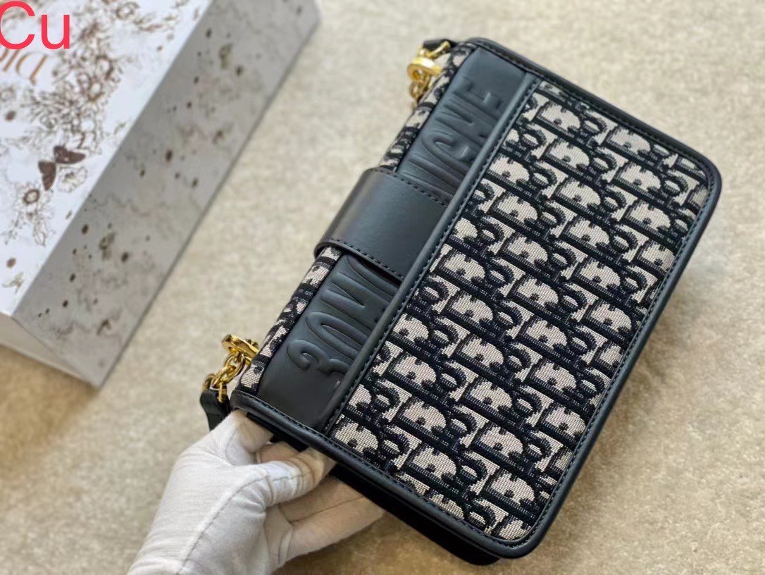 DIOR 30 Montaigne Chain Bag Dior Oblique Jacquard / DIOR BAG พร้อมส่ง กระเป๋าสะพายดีไซน์คลาสสิค เอกลักษณ์ของความหรู