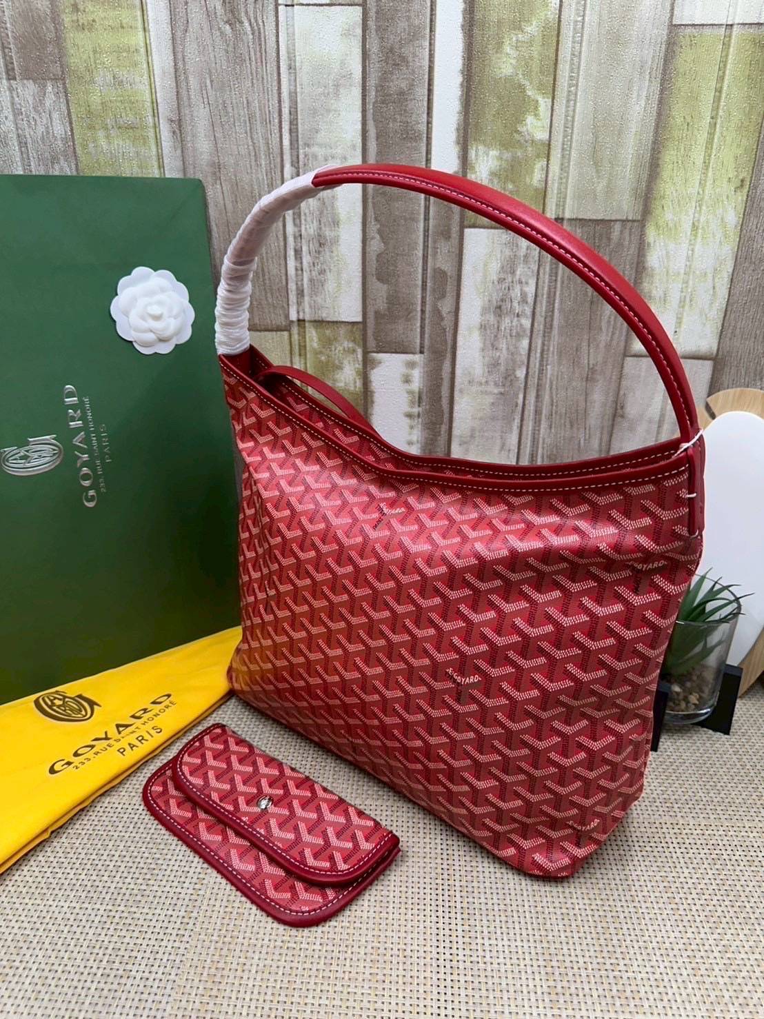 พร้อมส่ง 8 สี ORI หนังแท้ | Goyard Bohème Hobo Bag กระเป๋าสะพายทรงโฮโบ สะท้อนถึงความเบา ความยืดหยุ่น เปิดปิดแบบซิป สะดวกสบายขึ้น
