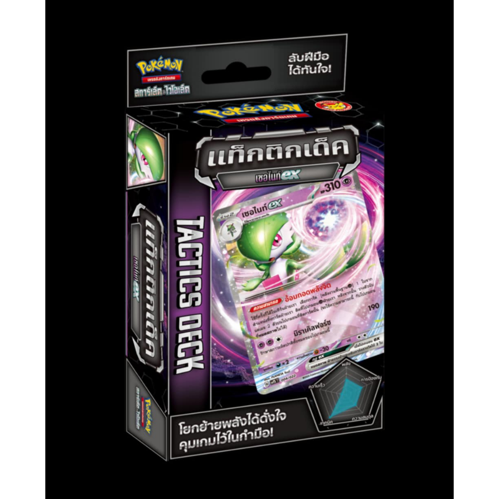 โปเกมอนเทรดดิ้งการ์ดเกม สการ์เล็ต&ไวโอเล็ต "แท็กติกเด็ค" 1 กล่อง พร้อมเล่น