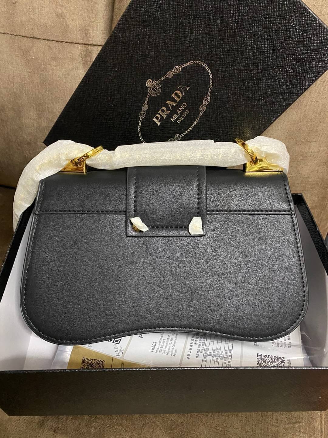 Saffiano leather Prada gift