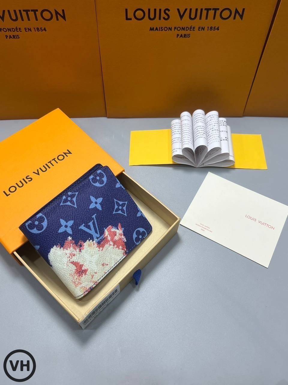 ORI หนังแท้ | LV Multiple Wallet / LV Short Wallet / LV Damier Graphite Wallet กระเป๋าสตางค์ใบสั้น กระเป๋าสตางค์ผู้ชาย