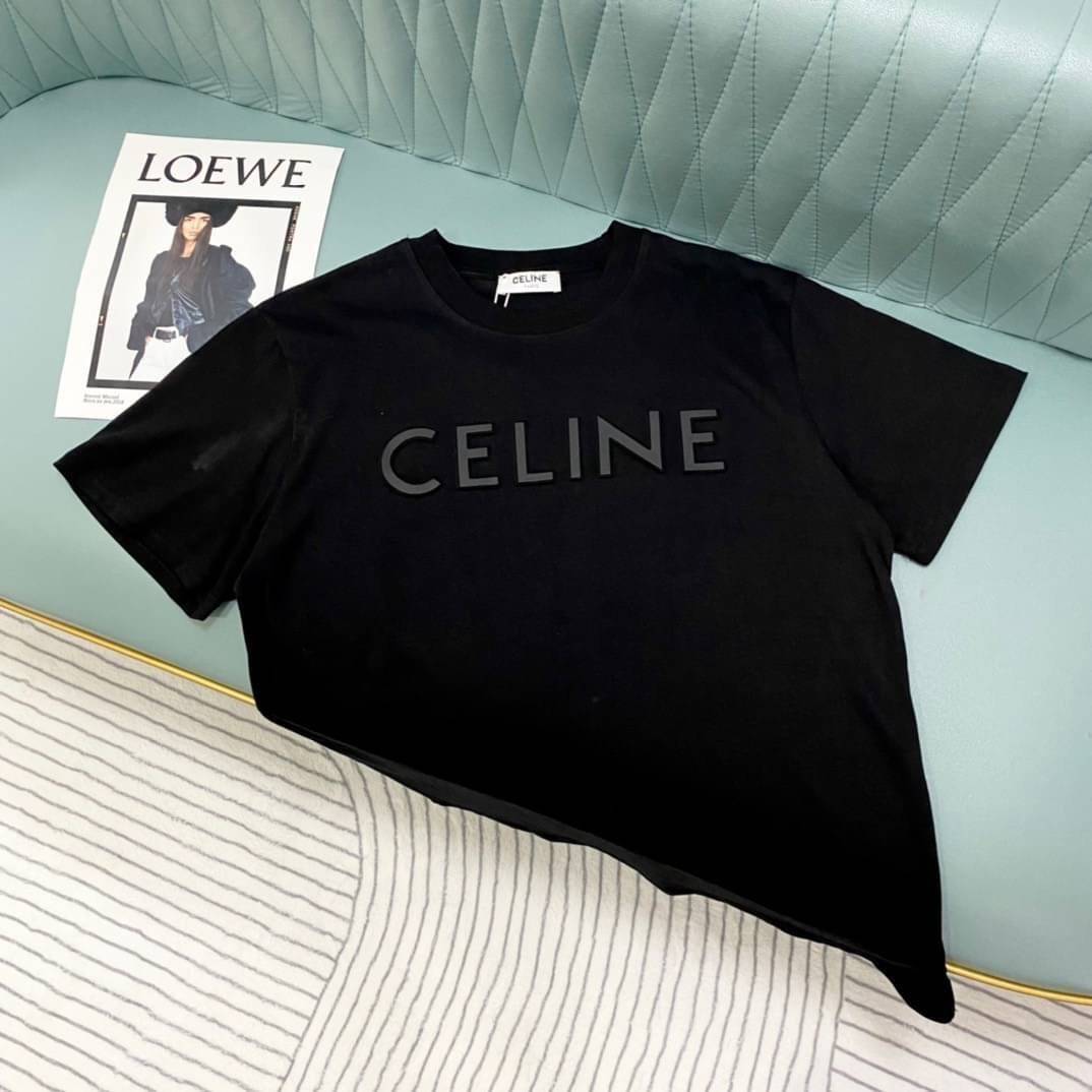 Celine T-Shirt / CL T-Shirts เสื้อยืดแบรนด์เนม เสื้อแบรนด์หรู เกรดออริจินอล สลับแท้ ภาพถ่ายจากงานจริง ใช้งานต่างประเทศได้