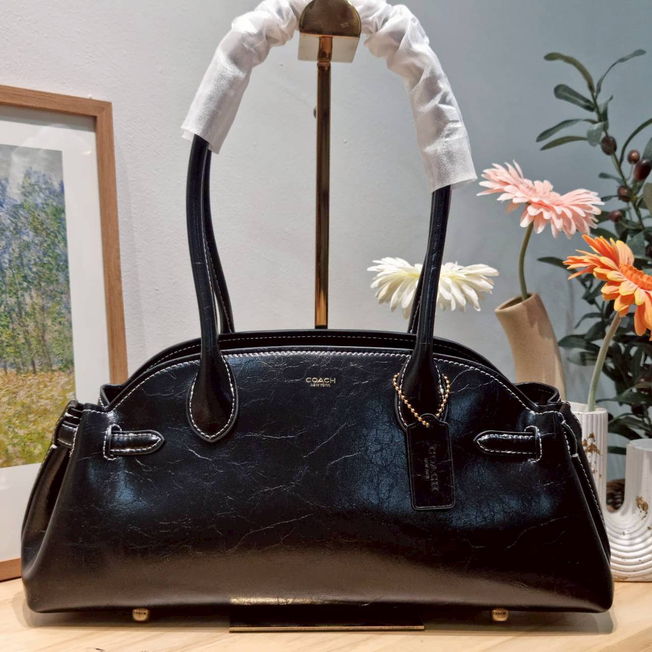 ORI หนังแท้ | Coach Empire carryall bag กระเป๋าสะพายทรงโฮโบ รุ่นใหม่ล่าสุดมาแรงมากๆ จึ้งสุดๆ ดีไซน์เฉี่ยว เก๋ สะพายไปคาเฟ่ ไปเที่ยวถ่ายรูปสวยๆ คือเหมาะสุดๆ