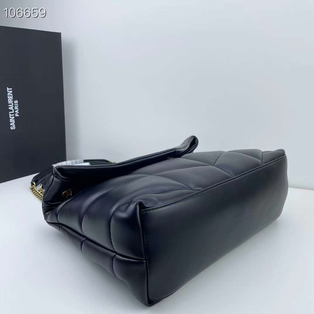 YSL YSL PUFFER SMALL IN NAPPA LEATHER 28cm กระเป๋าสะพาย เกรดหนังสวยเต็มใบ เกรดออริ 1:1 ใช้งานต่างประเทศได้