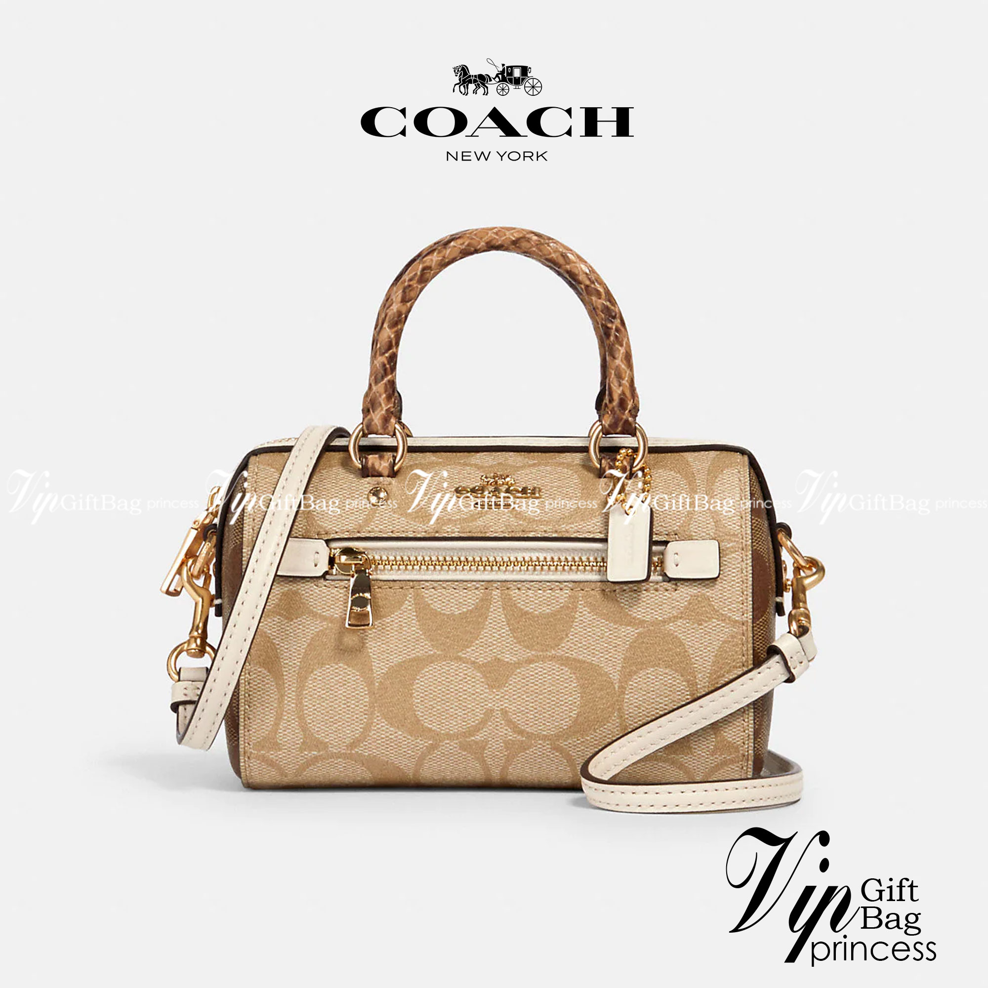 จิ๋วแต่แจ๋วไปเลยค่าา😘 COACH MICRO ROWAN CROSSBODY ((2300)) MINI พร้อมส่ง! บอกเลยสาวๆห้ามพลาด ใบจริงสวยมากๆค่ะ! กระเป๋าขนาดมินิๆ หนังCanvas ผสมหนังบายหูตรงหูหิ้วได้ลงตัวสวยวามมากๆเลยค่ะ//ด้านหน้ามีช่องซิปเล็กใส่เหรียญ เปิดปิดช่องหลักแบบซิป ภายในใส่