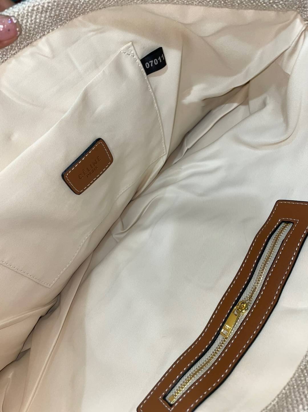 CELINE Logo Tote Bag with key 16”