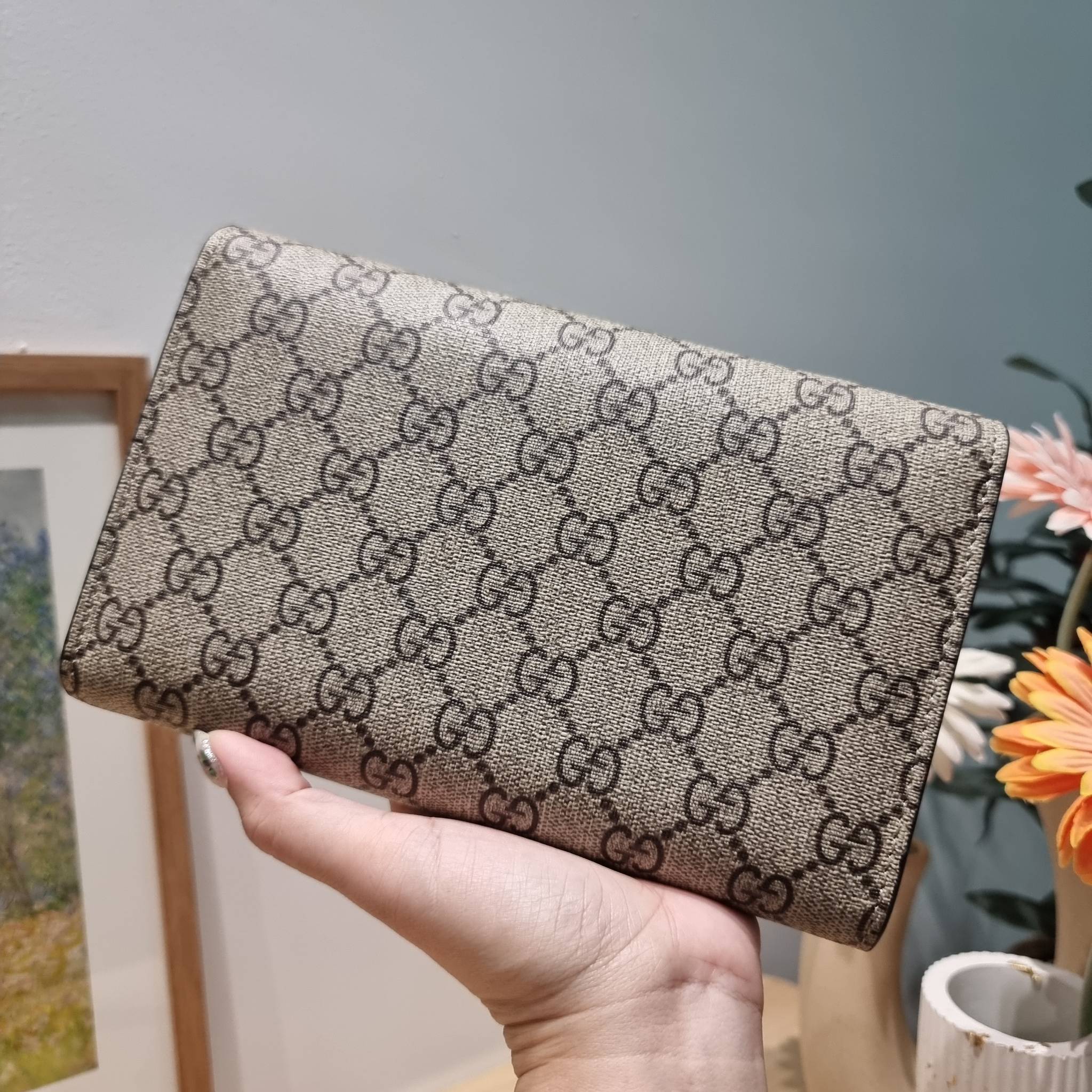 Dionysus GG Supreme chain wallet / Gucci woc dionysus chain bag พร้อมส่ง กระเป๋าสะพาย crossbody คลาสสิควินเทจ ดึงดูดและสะกดสายตาด้วยอะไหล่ดีเทลหรูรูปหัวสิงโต ถือเป็นคลัชท์ หรือสะพายก็อัพลุคหรูได้อีก