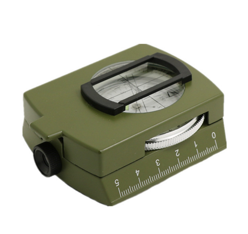 เข็มทิศ แบบ prismatic compass ขนาดใหญ่แบบเหล็ก เข็มทิศสำหรับเดินป่าตั้งแคมป์