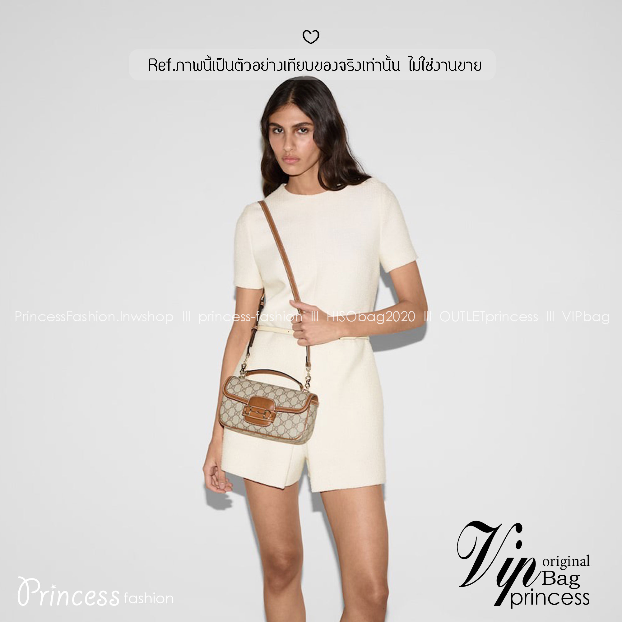 ORI หนังแท้ | Gucci Horsebit 1955 Soft small top handle bag ปรับโฉมใหม่เรียบสวยหรู กระเป๋าสะพายถือ/สะพาย ที่สุดของความคลาสสิค กะทัดรัด สวยอยู่ทรง ใช้งานง่ายและคล่องตัว